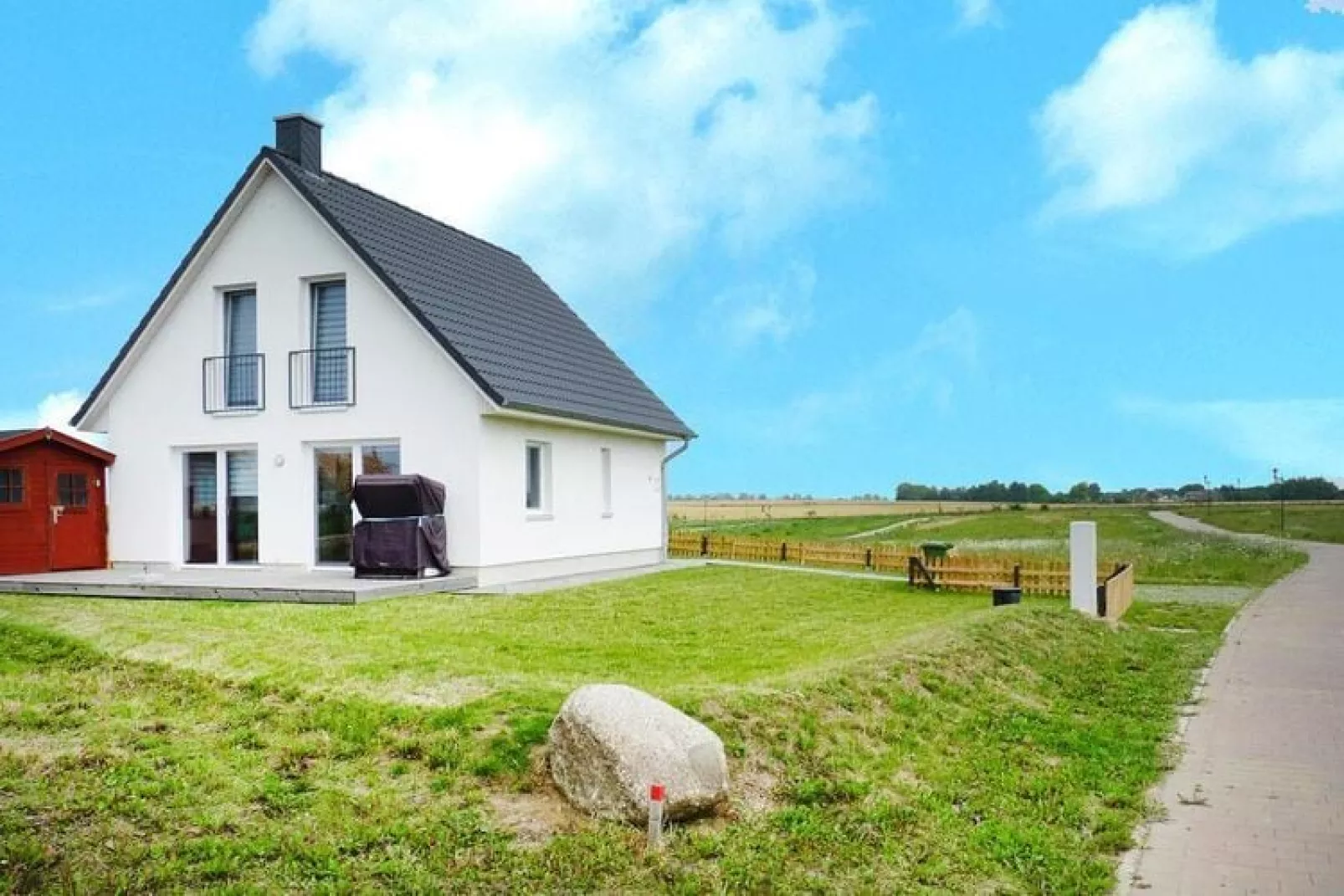 Ferienhaus de Poeler Drift 6 Personen-Buitenkant zomer