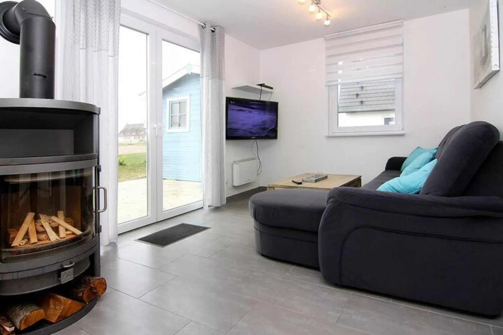 Ferienhaus de Poeler Drift 6 Personen-Woonkamer