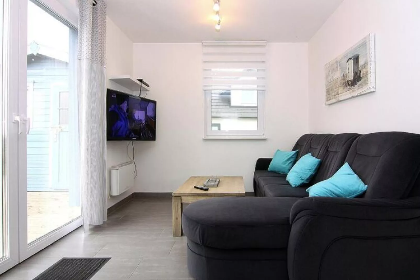 Ferienhaus de Poeler Drift 6 Personen-Woonkamer