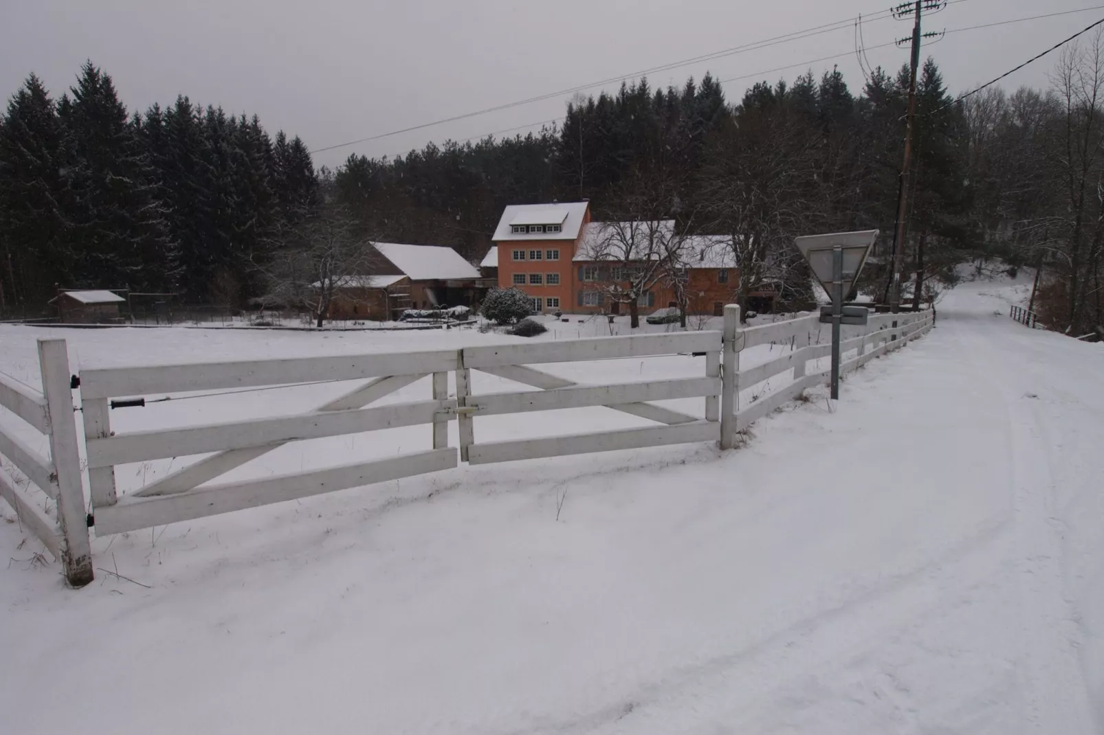 La Schwingmuhle-Tuin winter