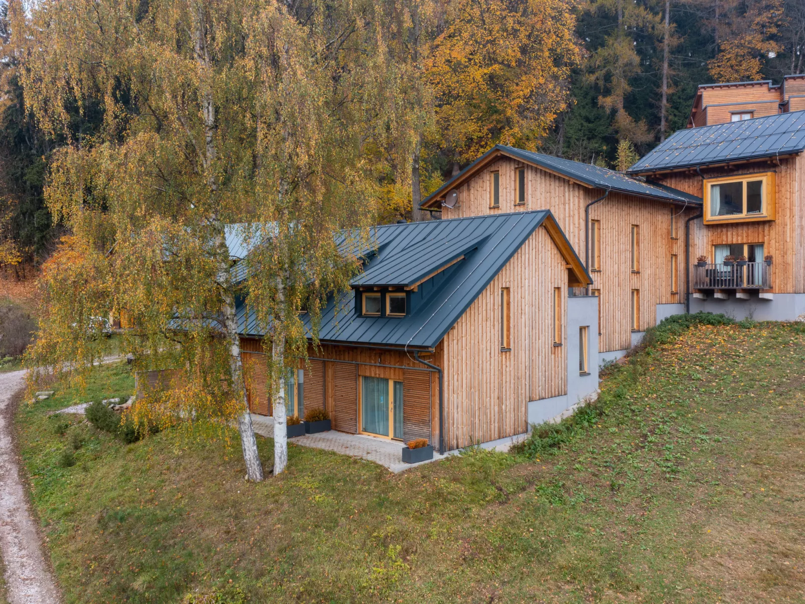 Ski-In Ski-Out Mountain Duplex Portášky3-Buiten