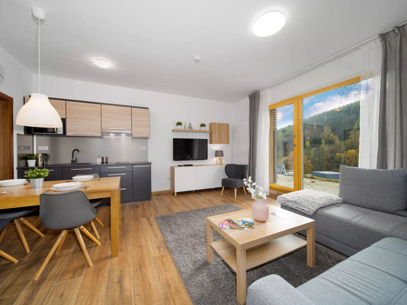 Ski-In Ski-Out Mountain Duplex Portášky2-Binnen
