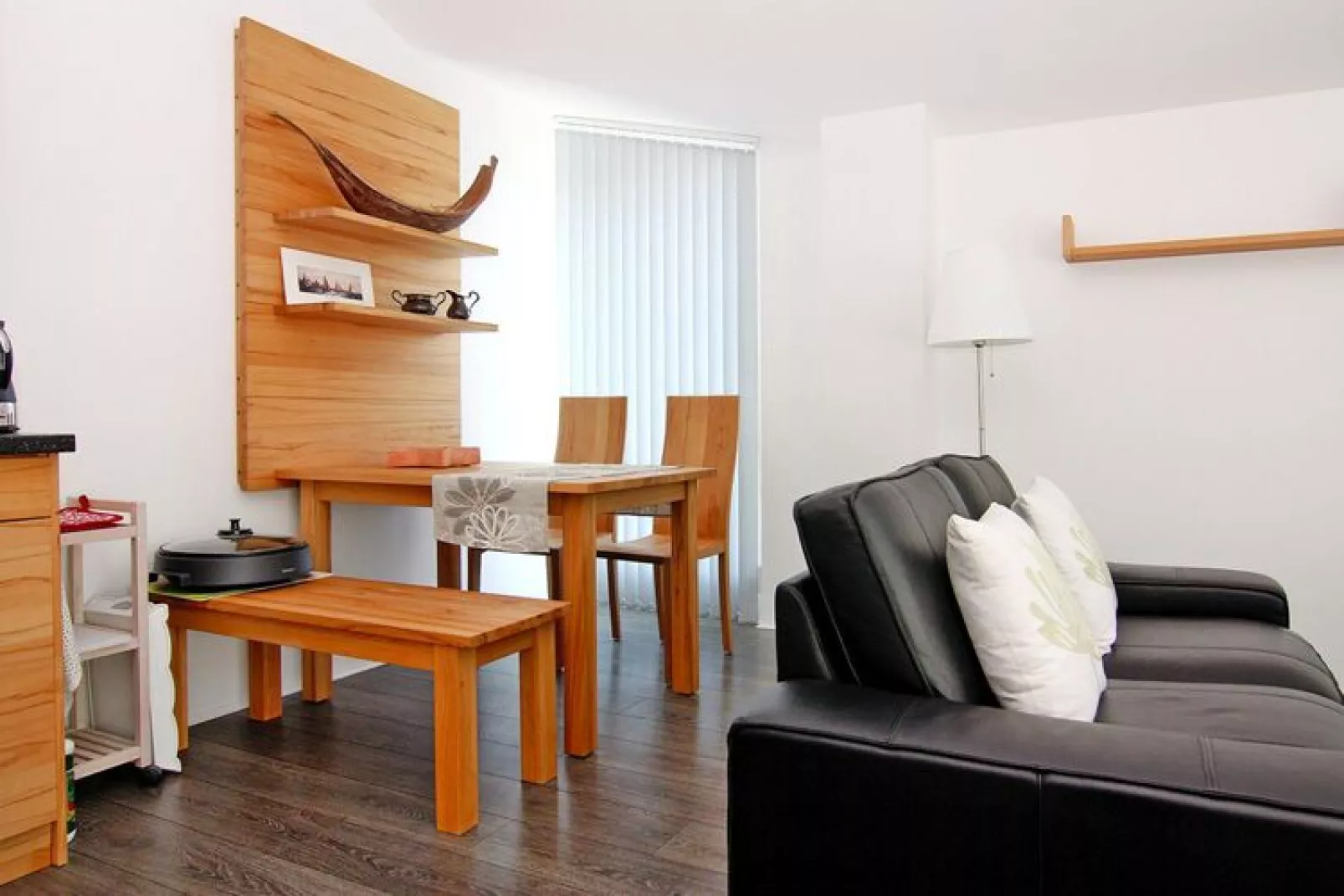 Apartments home Calmsailing, Börgerende-App. 1.1 mit Meerblick 1. OG-Woonkamer