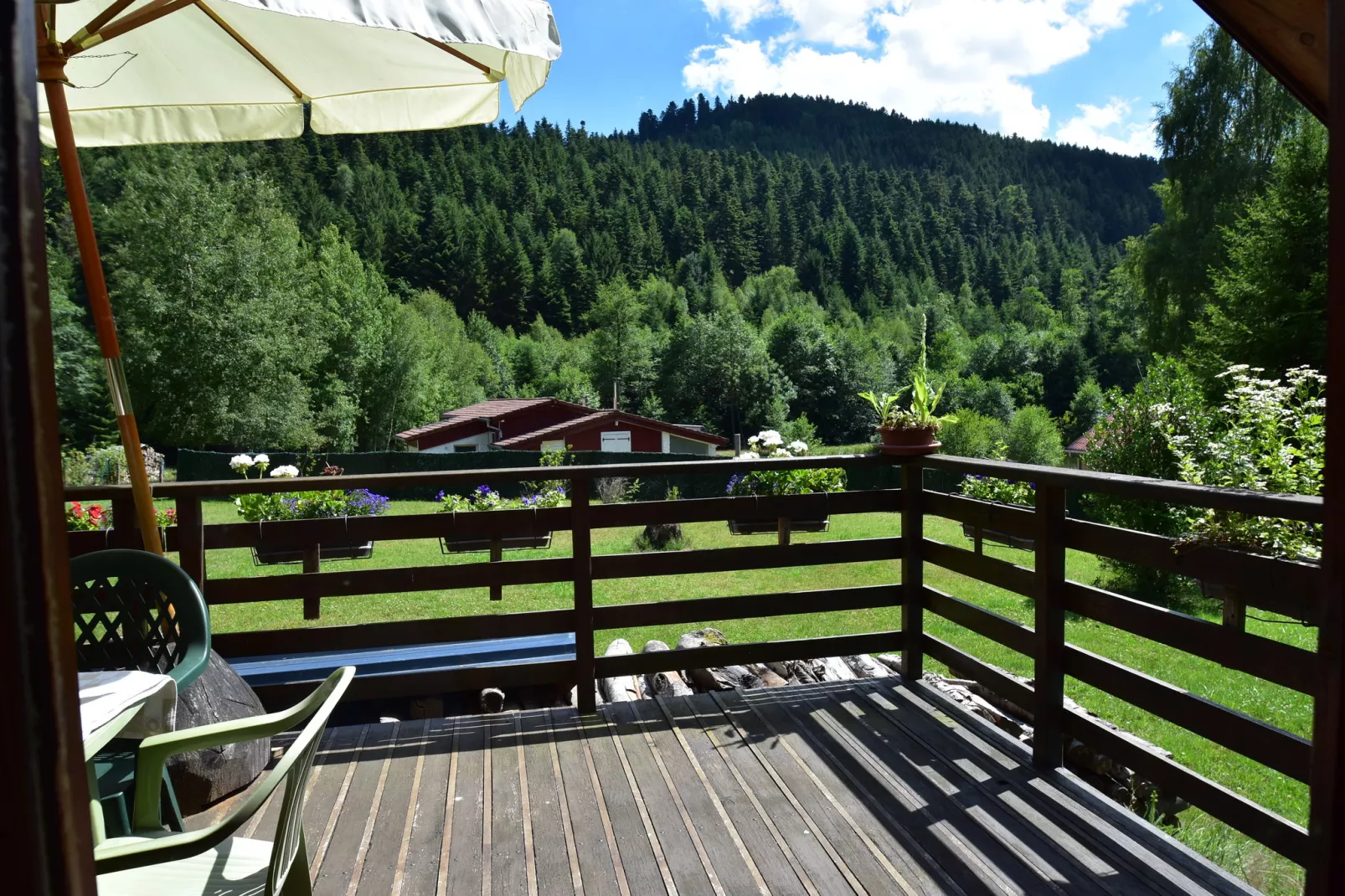 Chalet - TURQUESTEIN-Uitzicht zomer