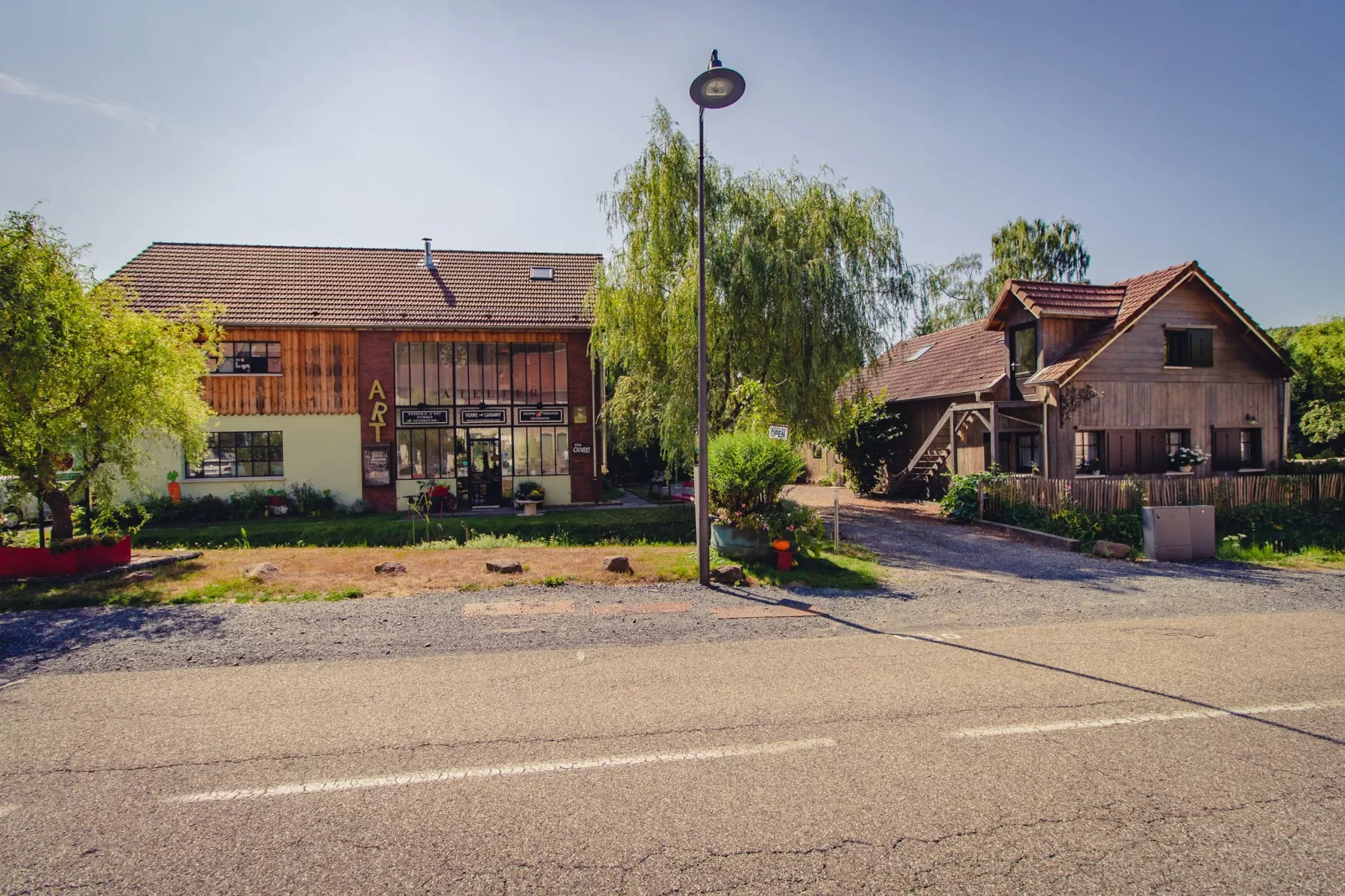 Gîte du Crâ-Buitenkant zomer