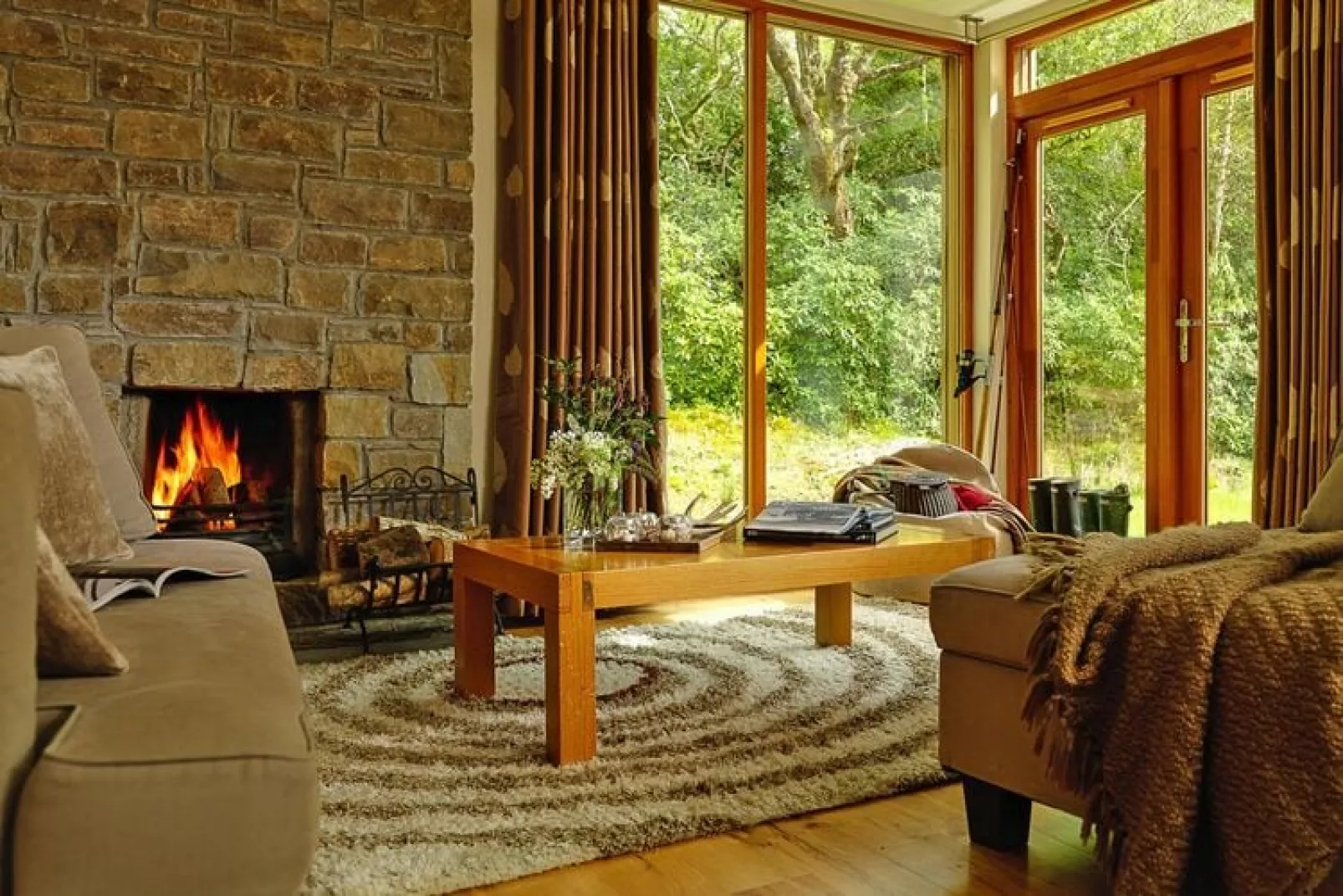 Semi-detached villa at The Woodland Villas Parknasilla Resort Sneem Co Kerry-Woonkamer
