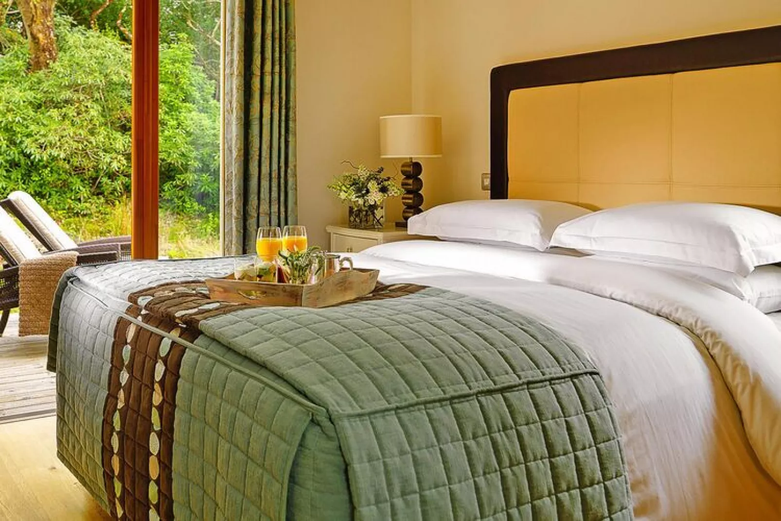 Semi-detached villa at The Woodland Villas Parknasilla Resort Sneem Co Kerry-Slaapkamer