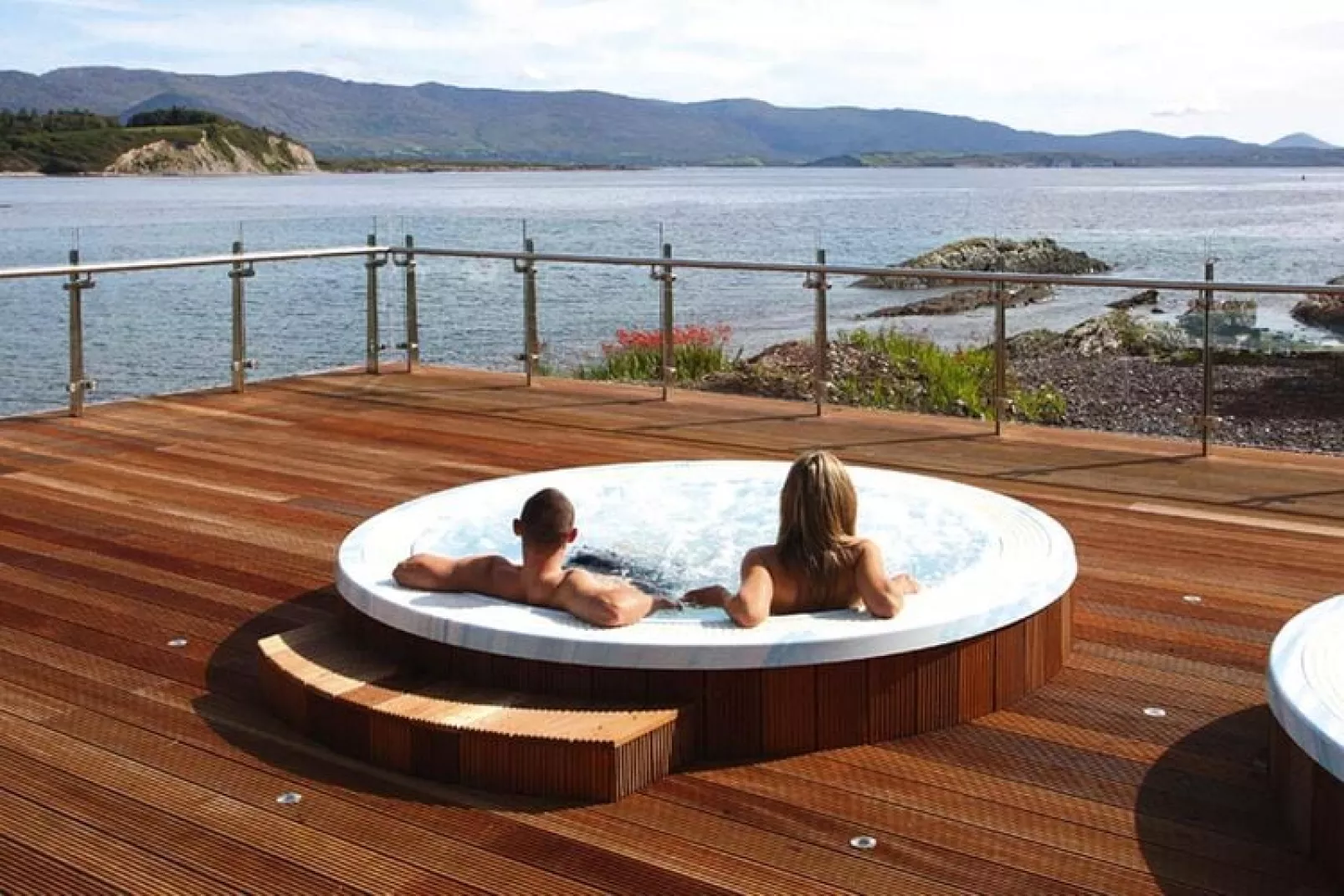 Semi-detached villa at The Woodland Villas Parknasilla Resort Sneem Co Kerry-Terras