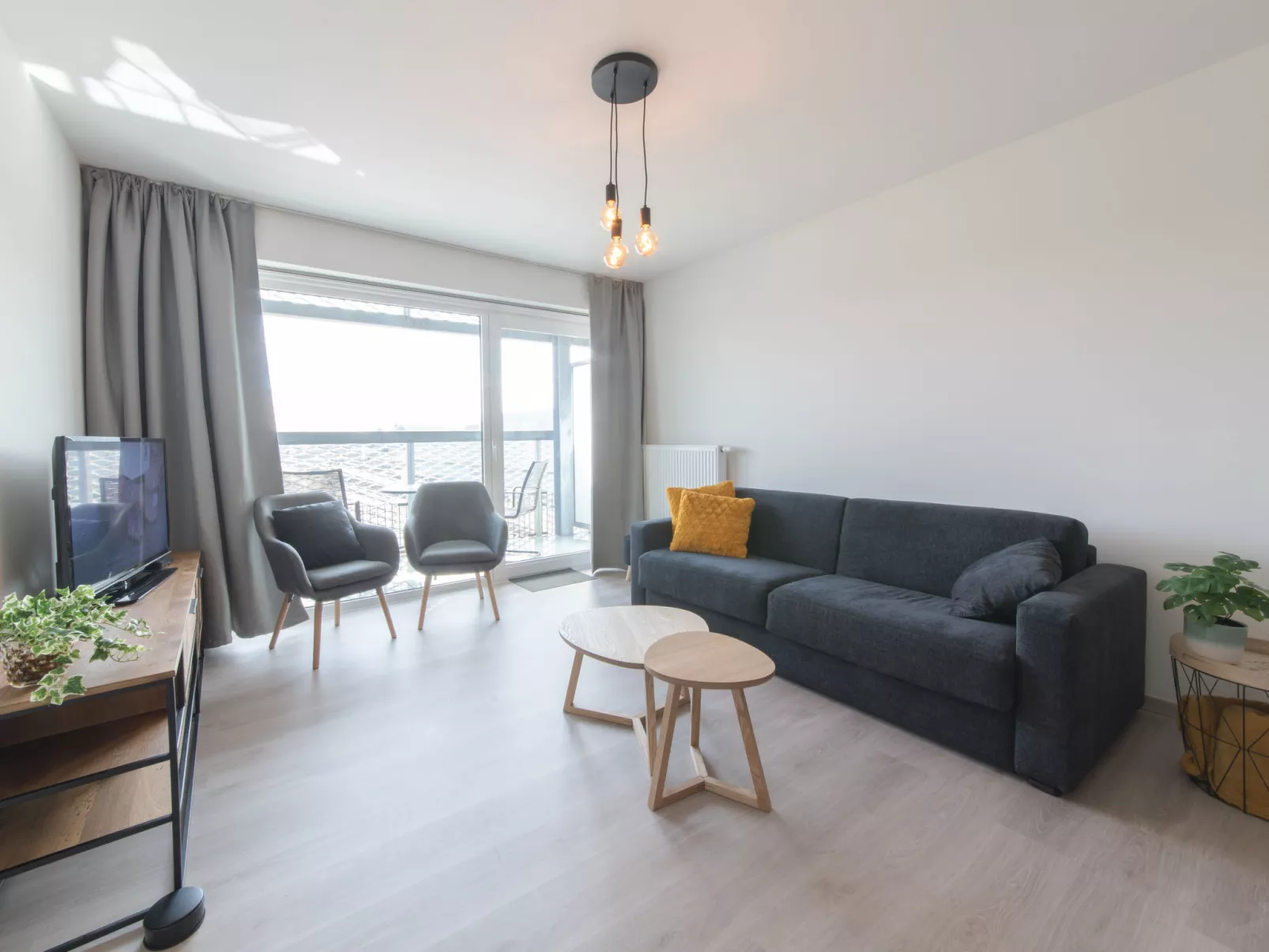 Railway to the Beach with balcony-Binnen