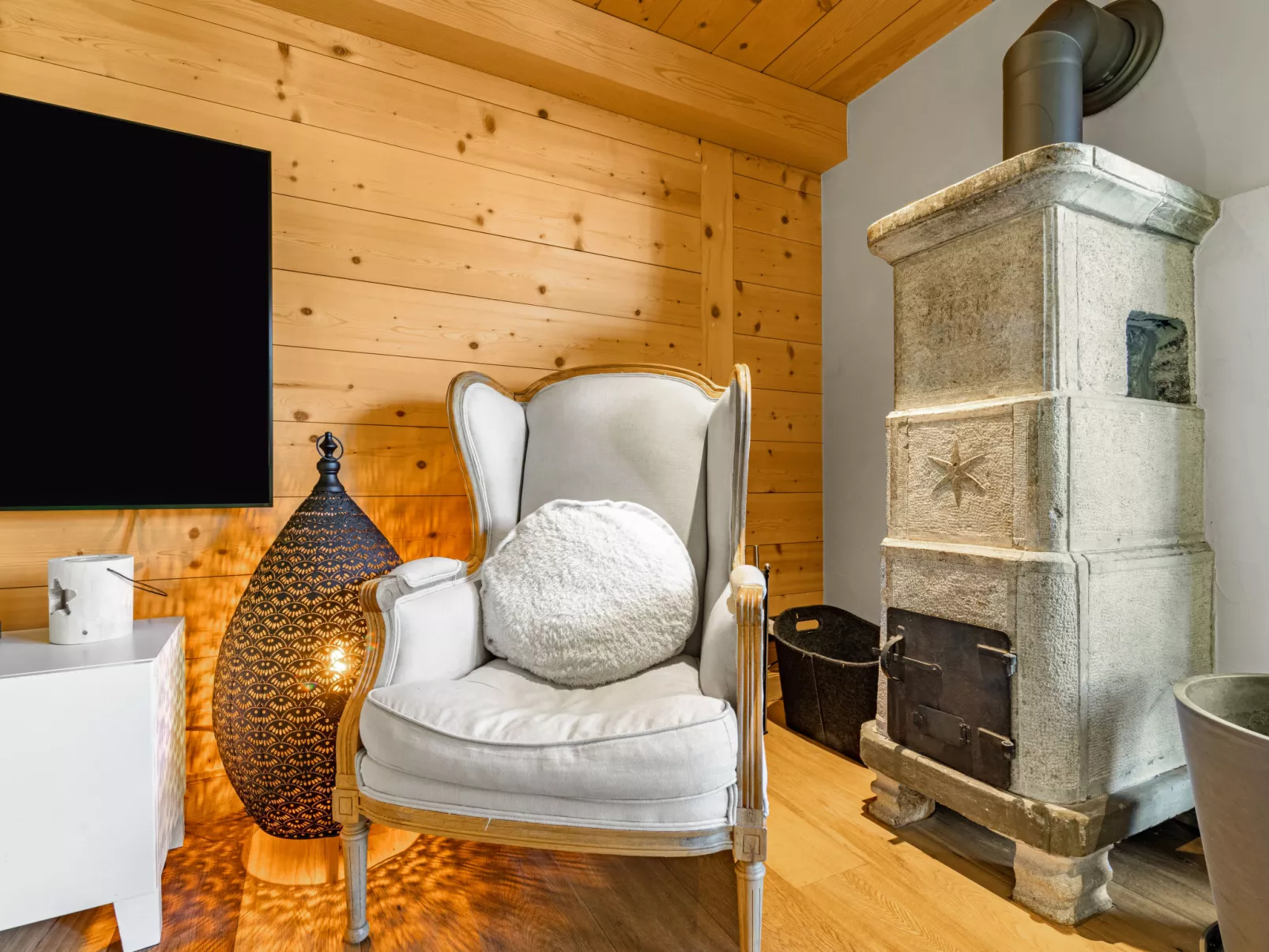 Chalet le Riad des Neiges a. Sauna-Binnen