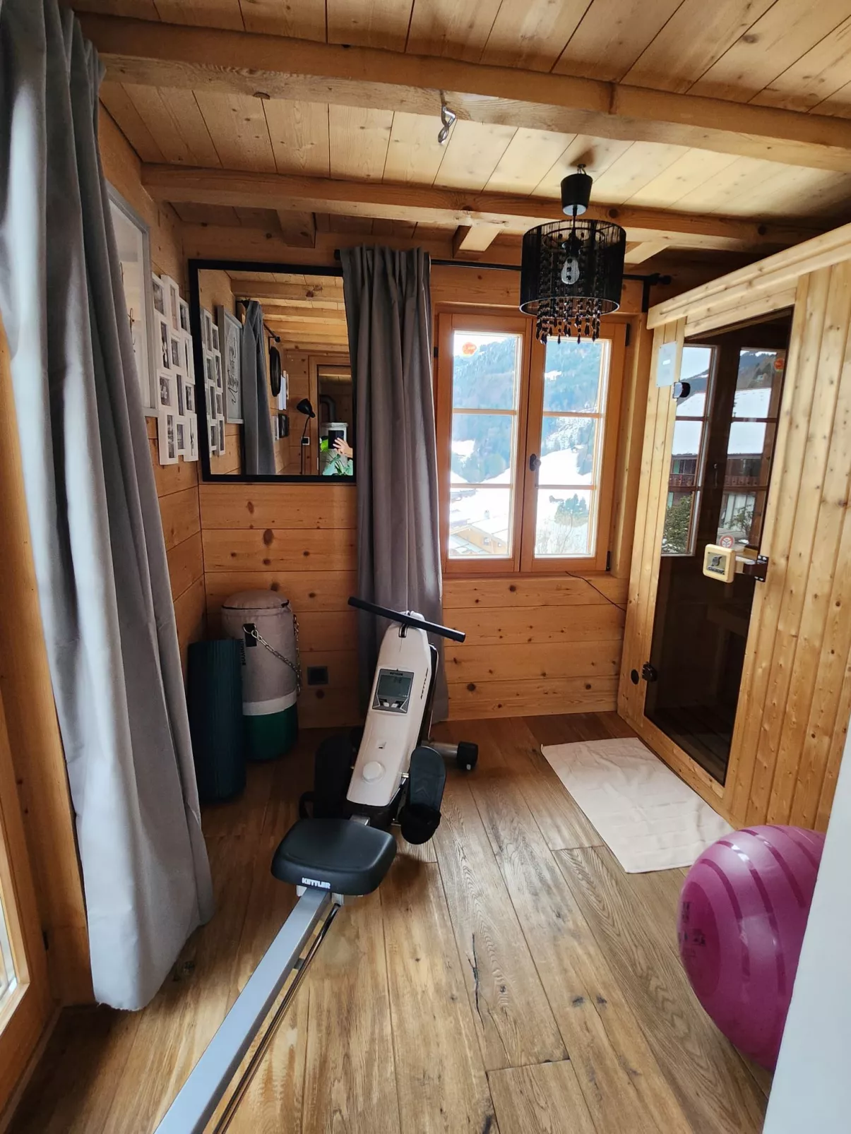 Chalet le Riad des Neiges a. Sauna-Binnen