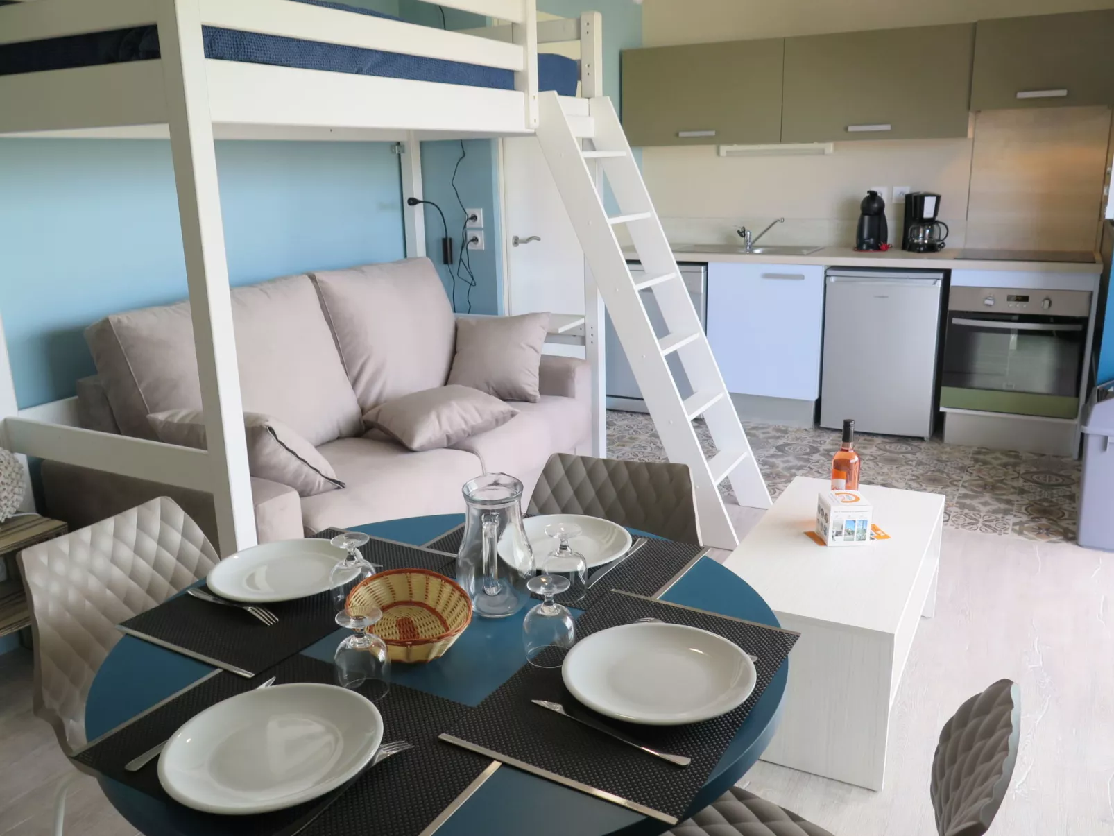 Les Sables d’Or Studio-Binnen