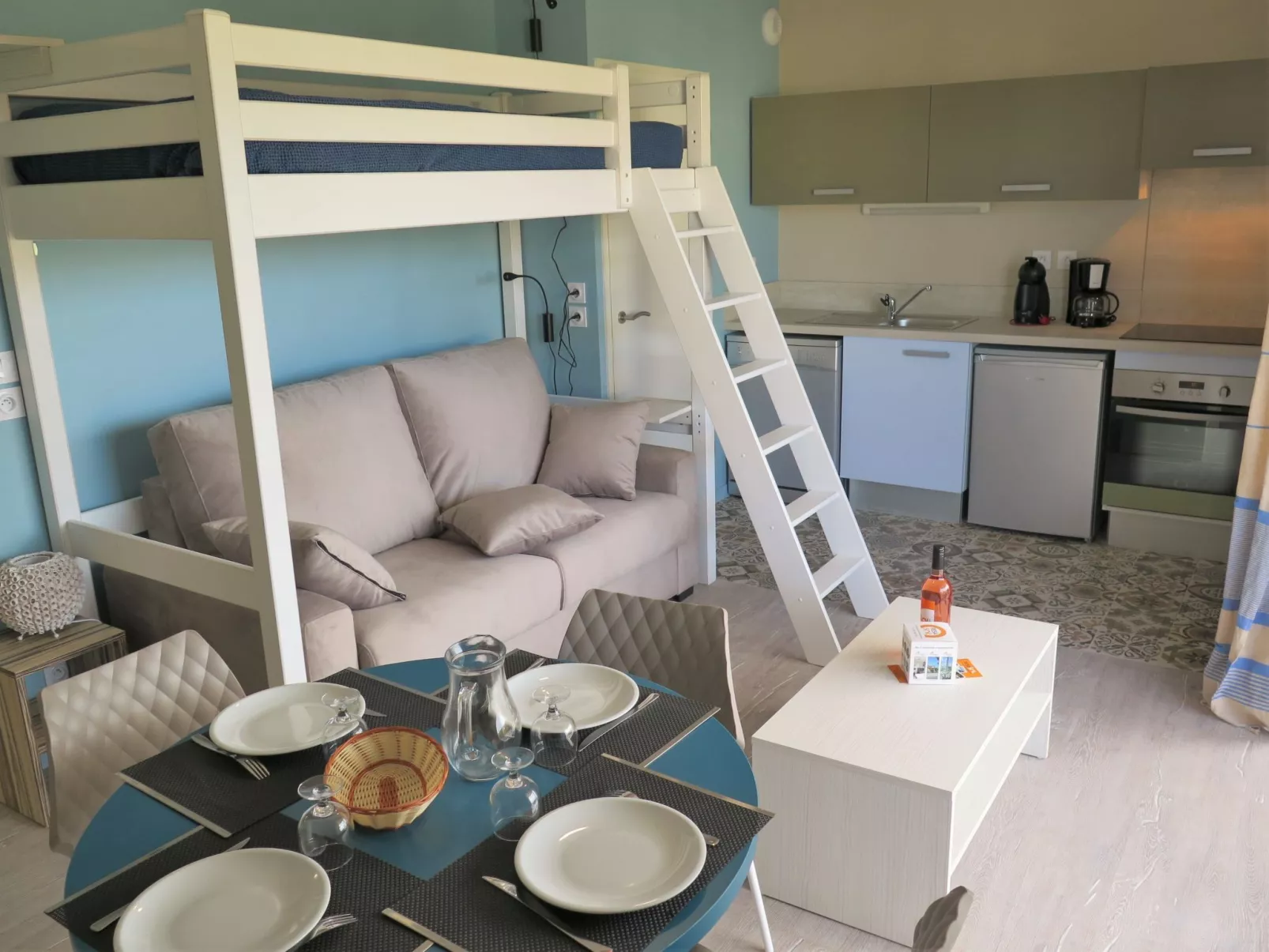 Les Sables d’Or Studio-Binnen