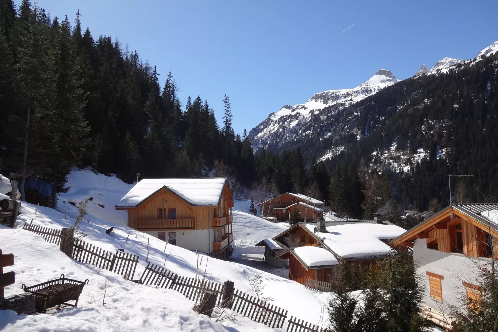 Duplex 6 pièces Chalet Deleglise-Uitzicht winter