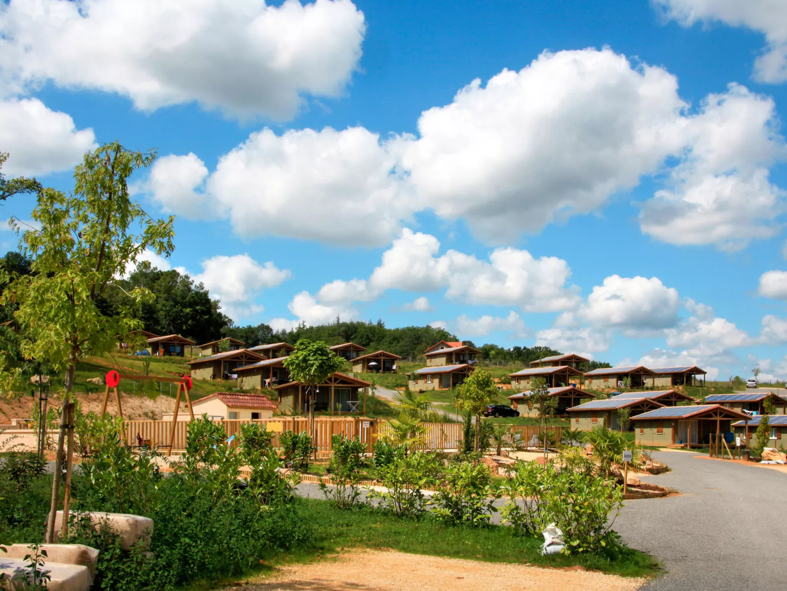 Les Hameaux de Pomette-Chalet 6 pers.-Buiten