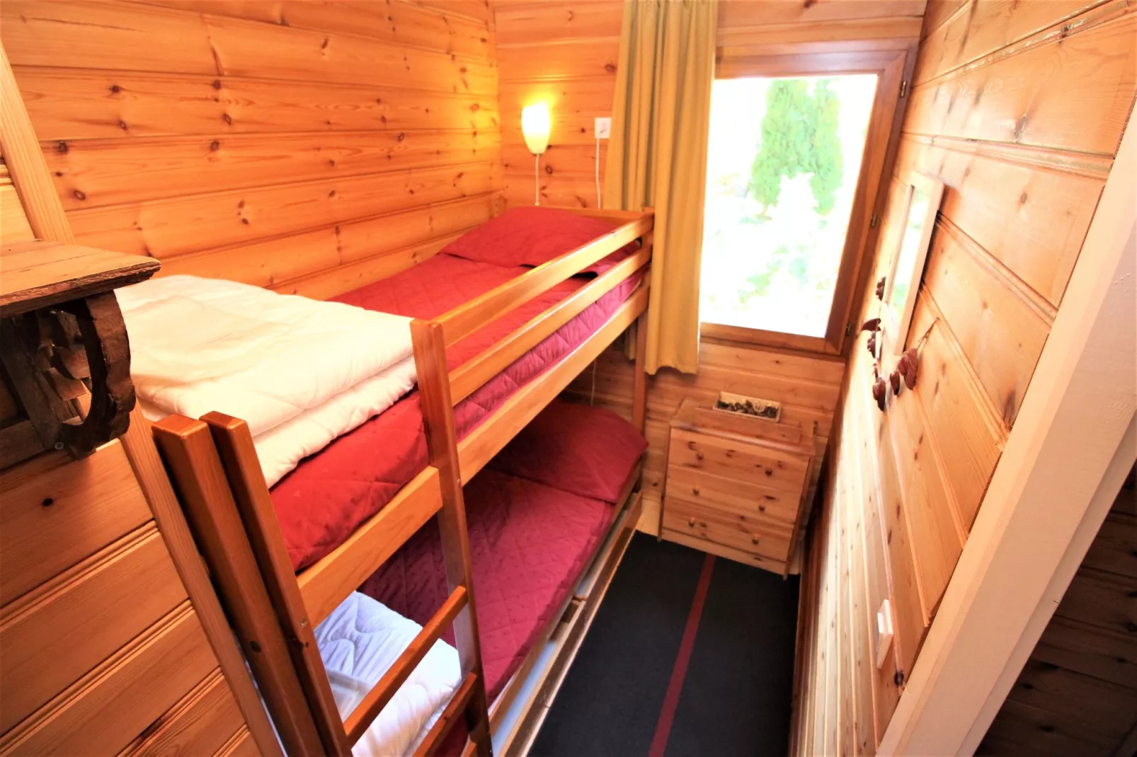 3 pièces coin montage Chalet Deleglise-Slaapkamer