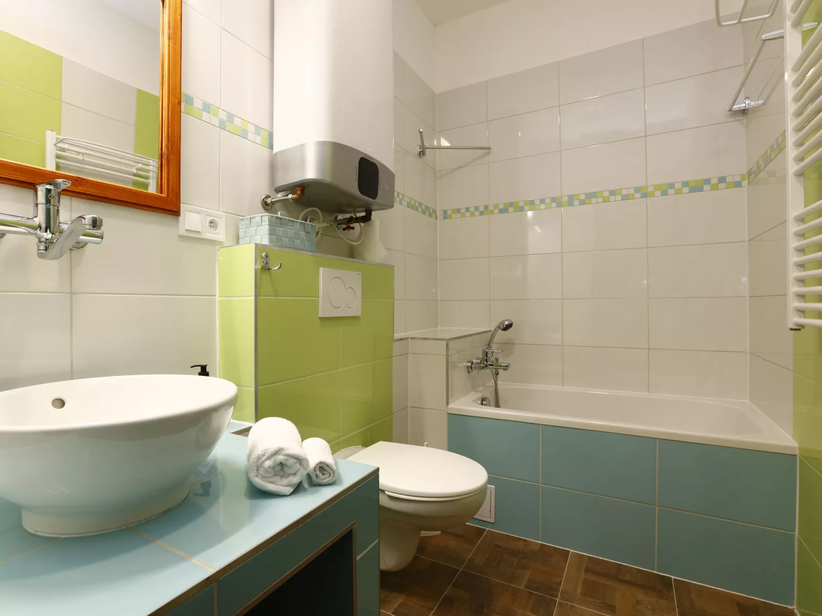 Protržená přehrada Bílá Desná-Binnen