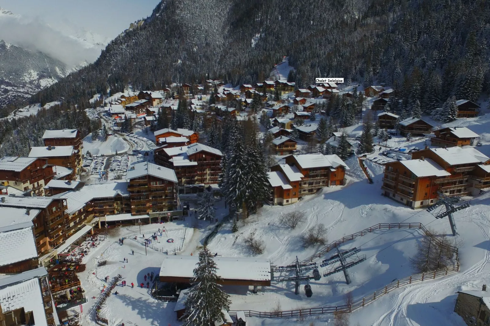 3 pièces coin montage Chalet Deleglise-Gebied winter 5km