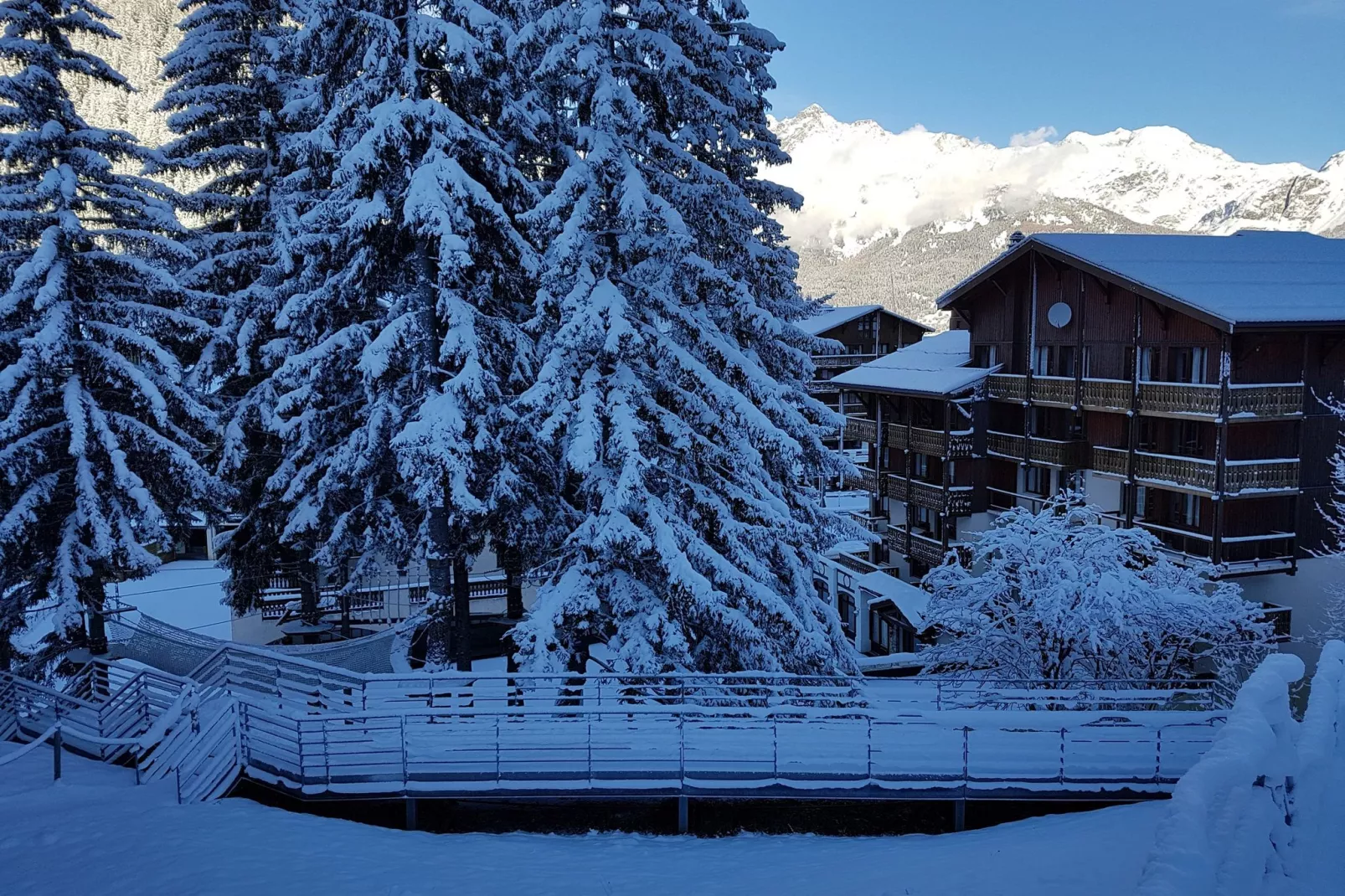 Chalet L'Eterlou-Uitzicht winter