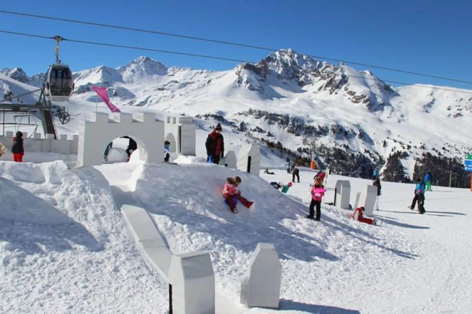 Chalet L'Eterlou-Gebied winter 5km