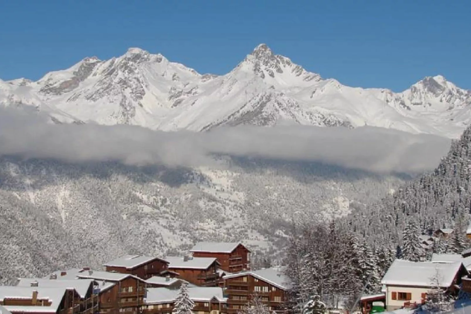 Chalet L'Eterlou-Gebied winter 5km