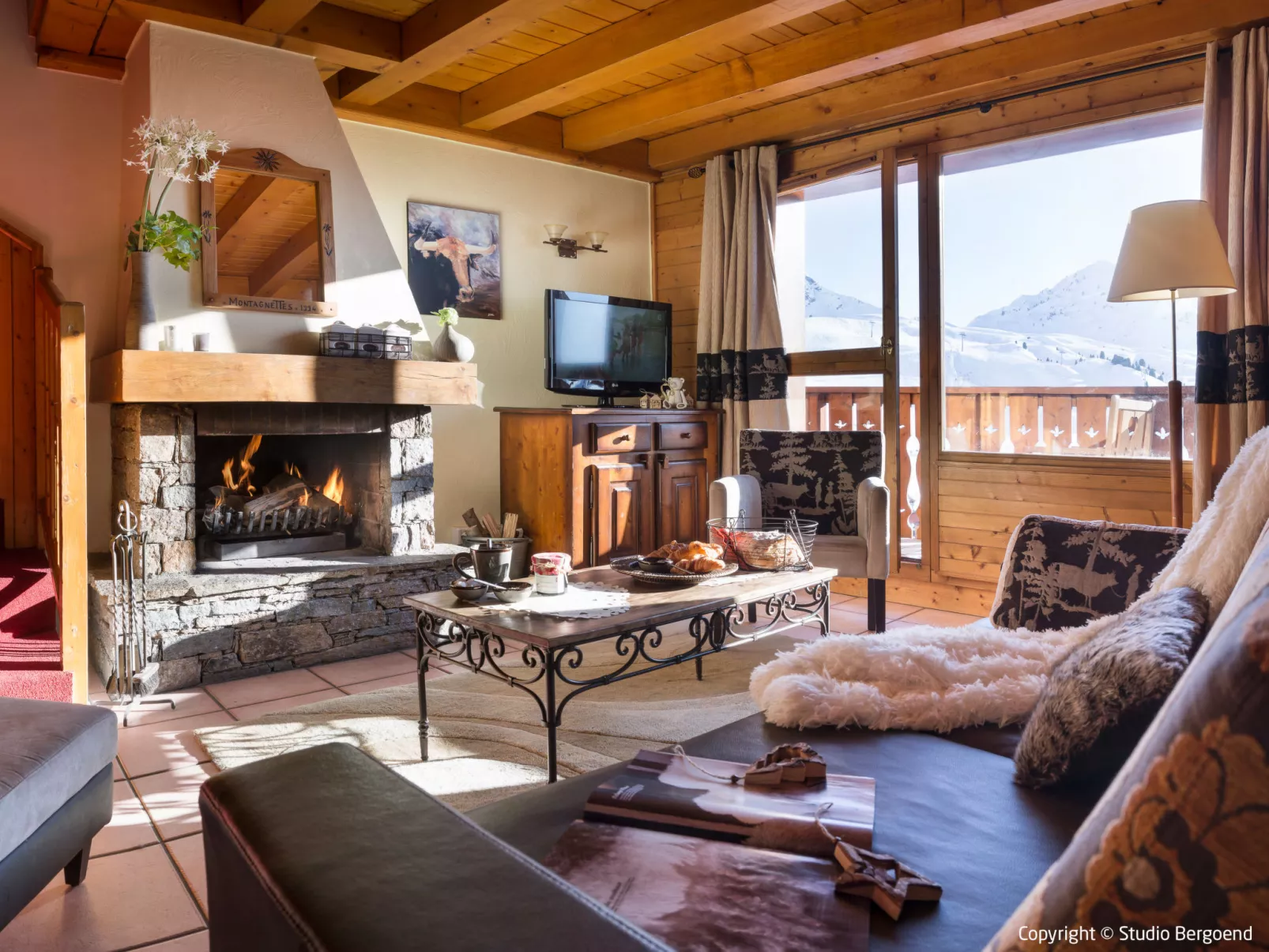 Le Chalet des Cimes-Binnen