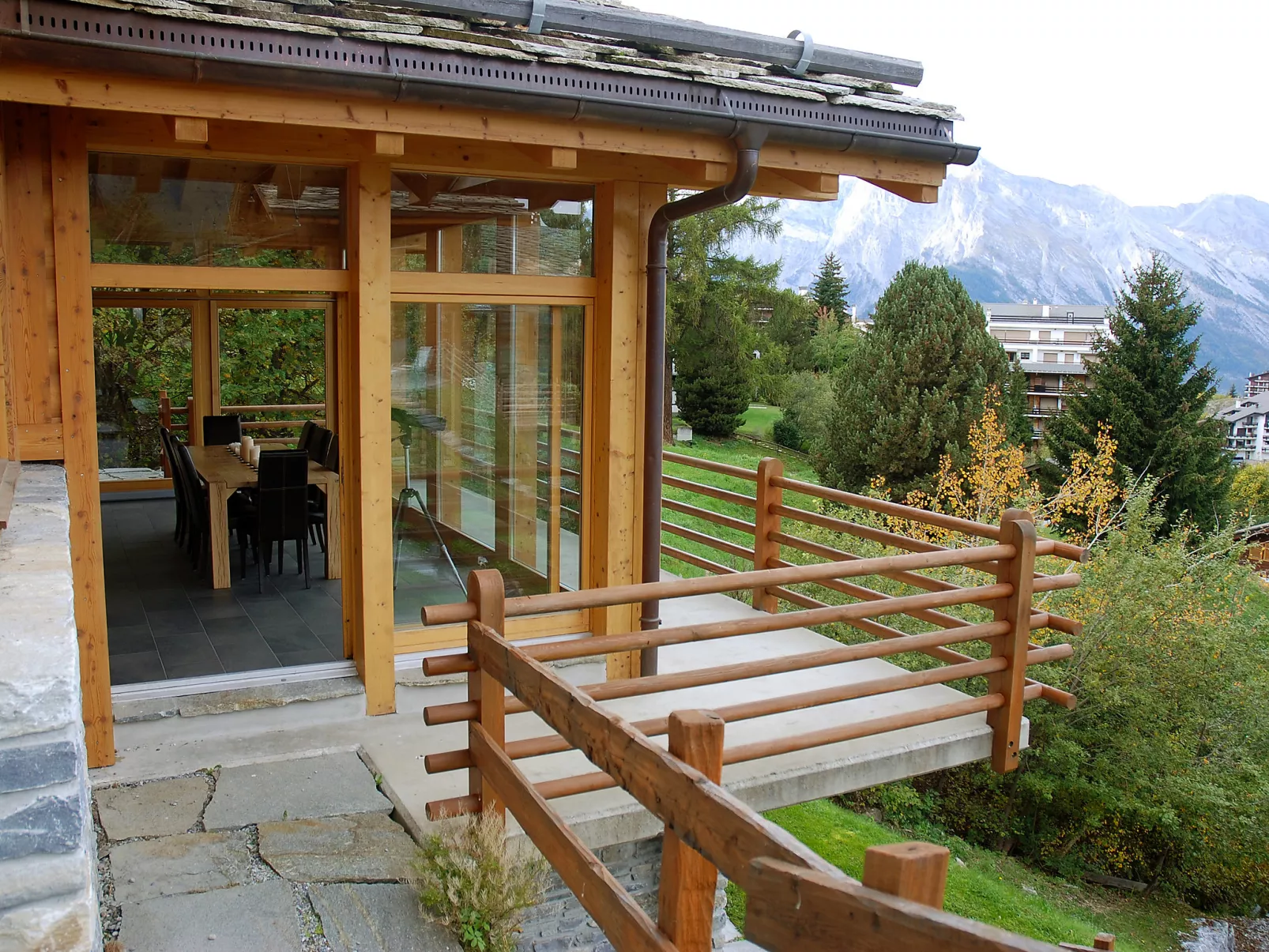 Chalet Arvine-Buiten