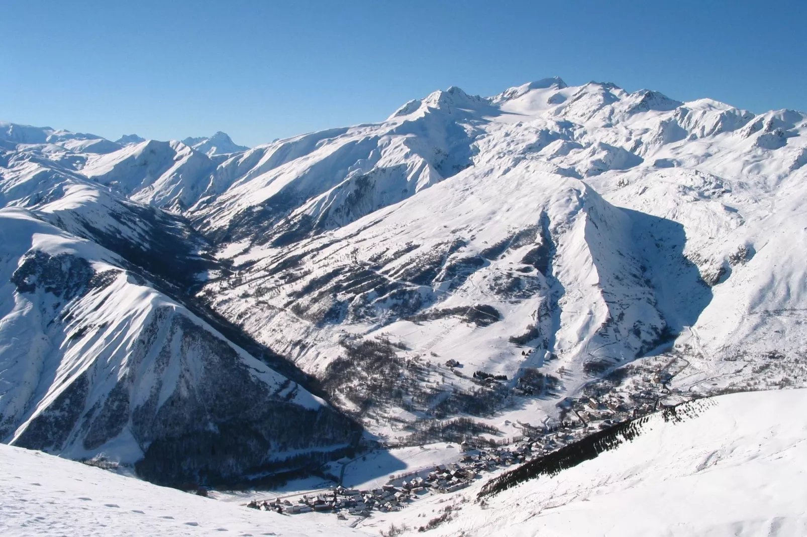 Les Fermes de Saint Sorlin 6-Gebied winter 5km