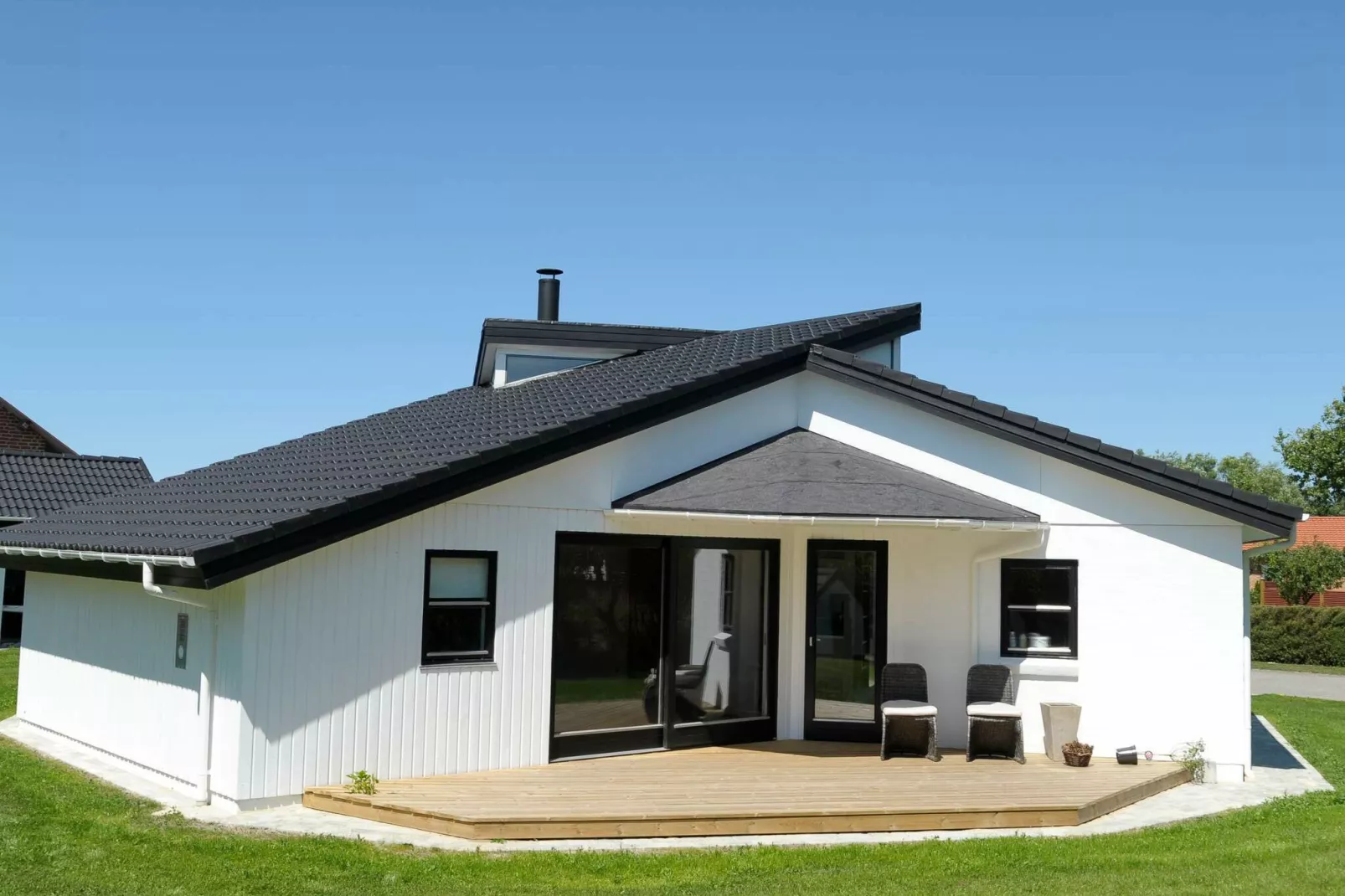 Ruim vakantiehuis in Jutland vlak bij de zee