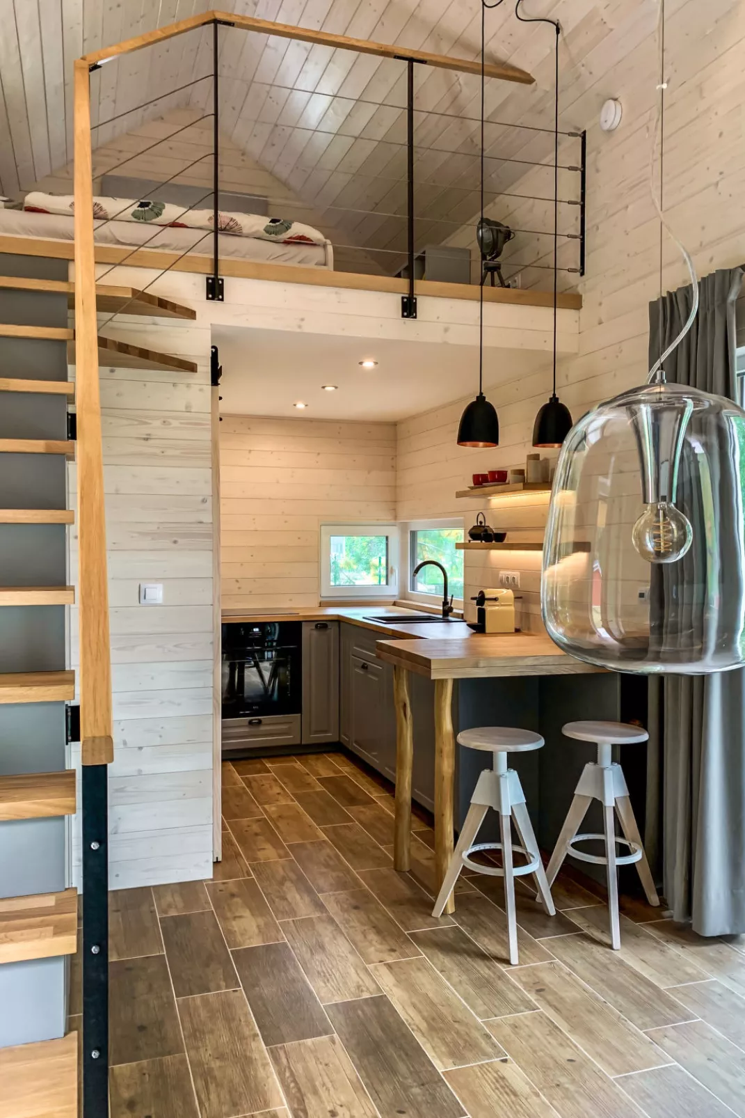 Cosy tiny house-Binnen