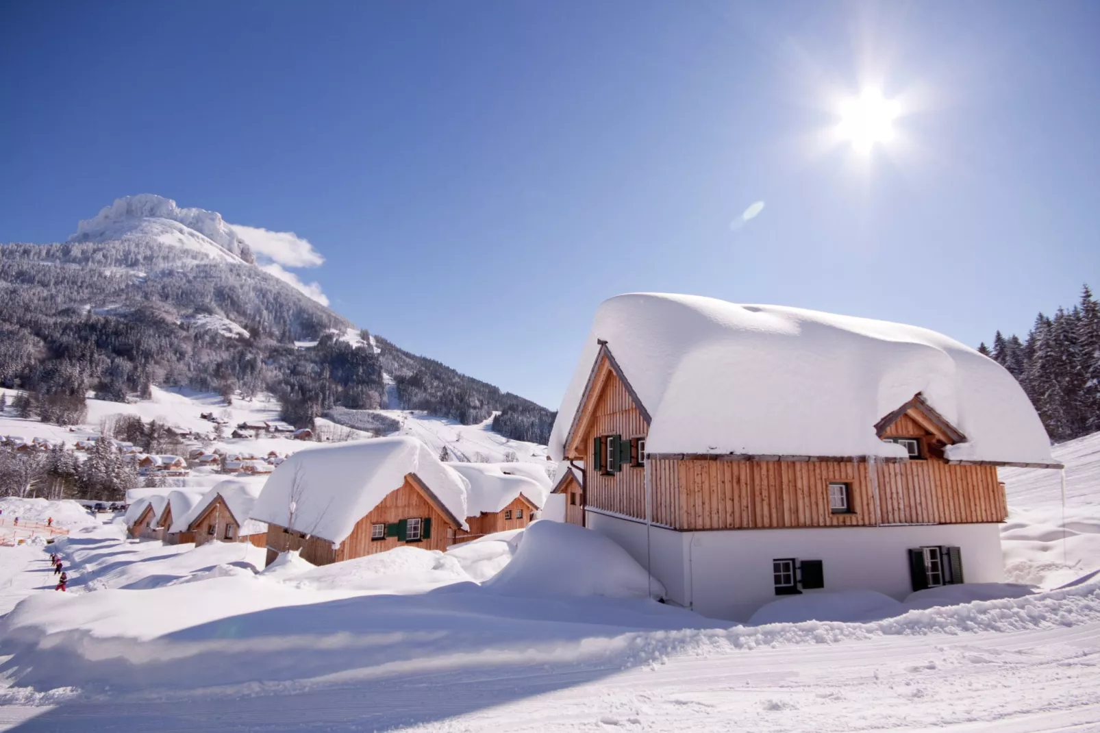 Lodge de Luxe-Exterieur winter