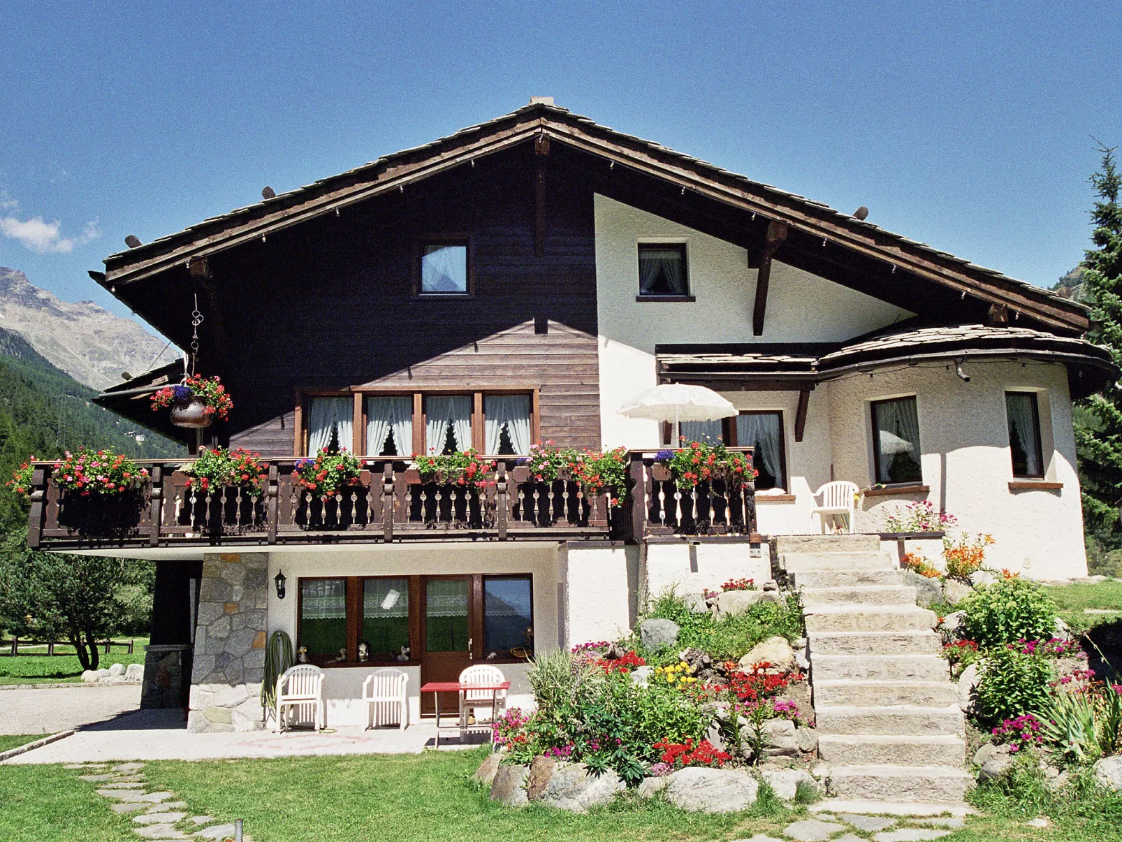 Chalet Sunstar, grosse Wohnung-Binnen