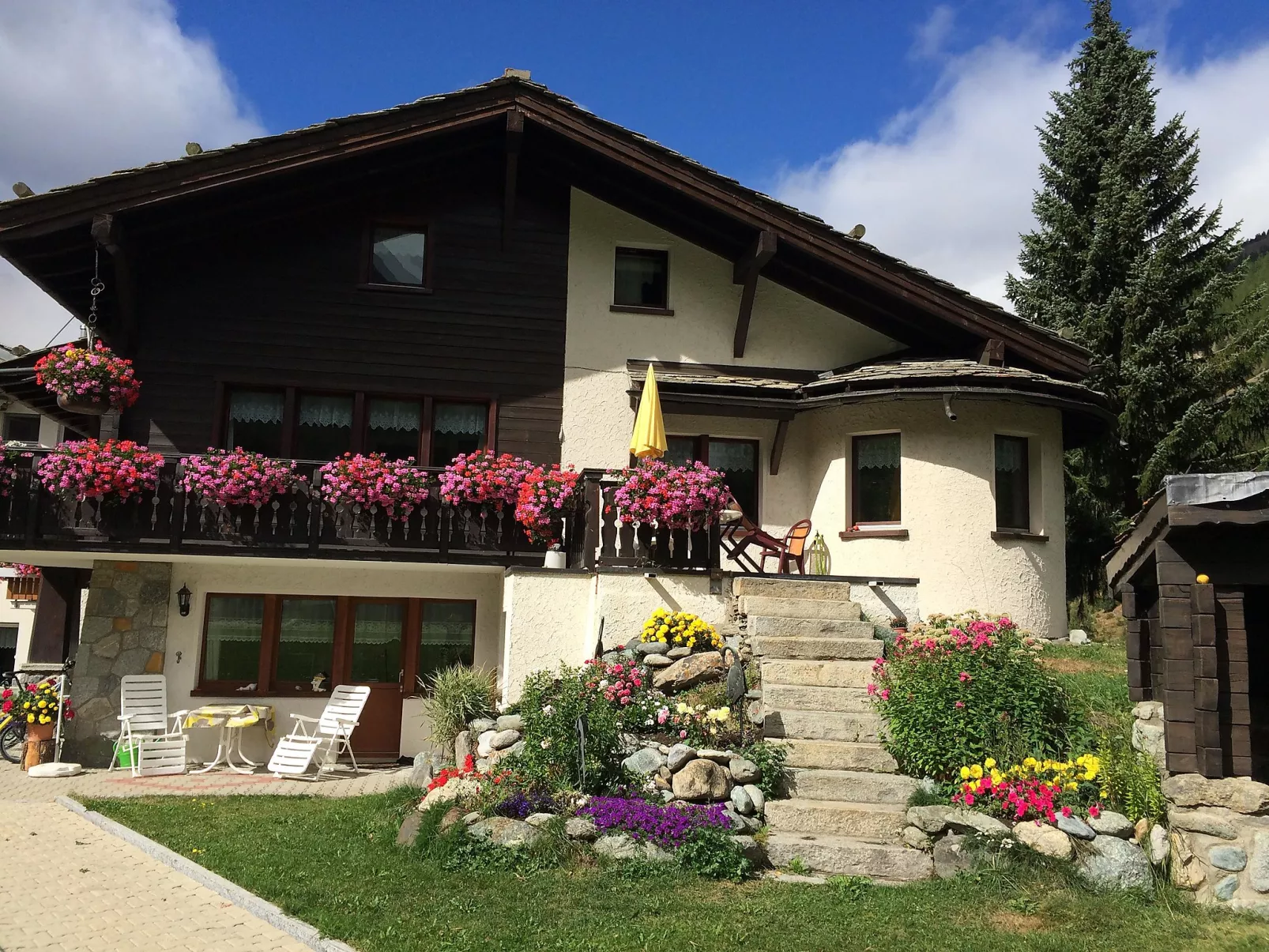 Chalet Sunstar, grosse Wohnung-Binnen