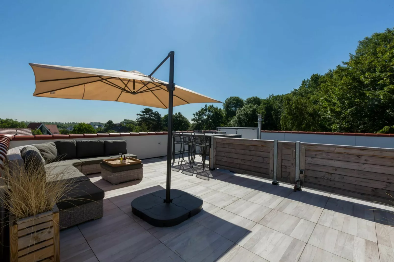 Appartement Duinhof Dishoek - 6 personen de luxe-Terrasbalkon