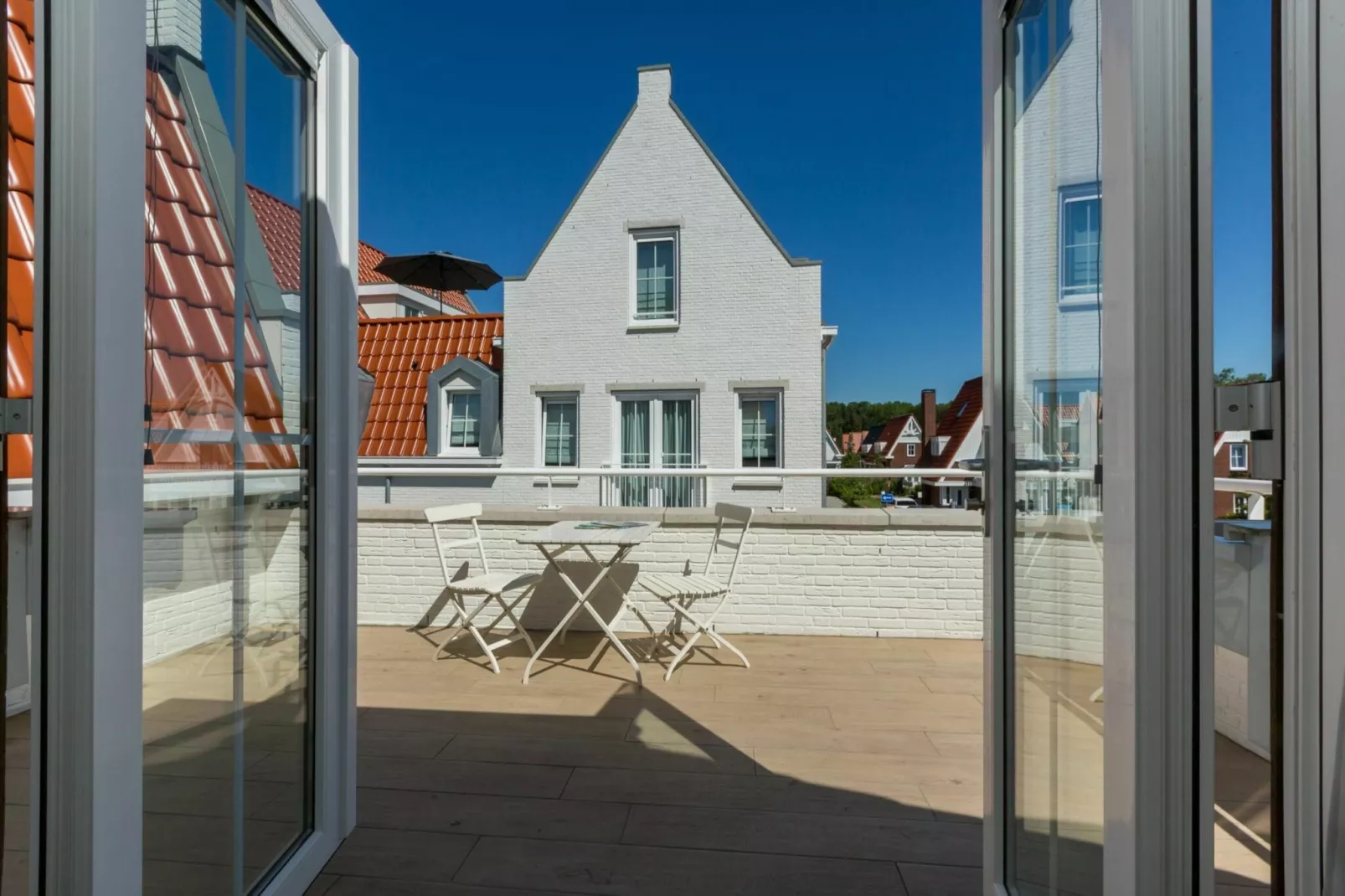 Appartement Duinhof Dishoek - 6 personen de luxe-Terrasbalkon