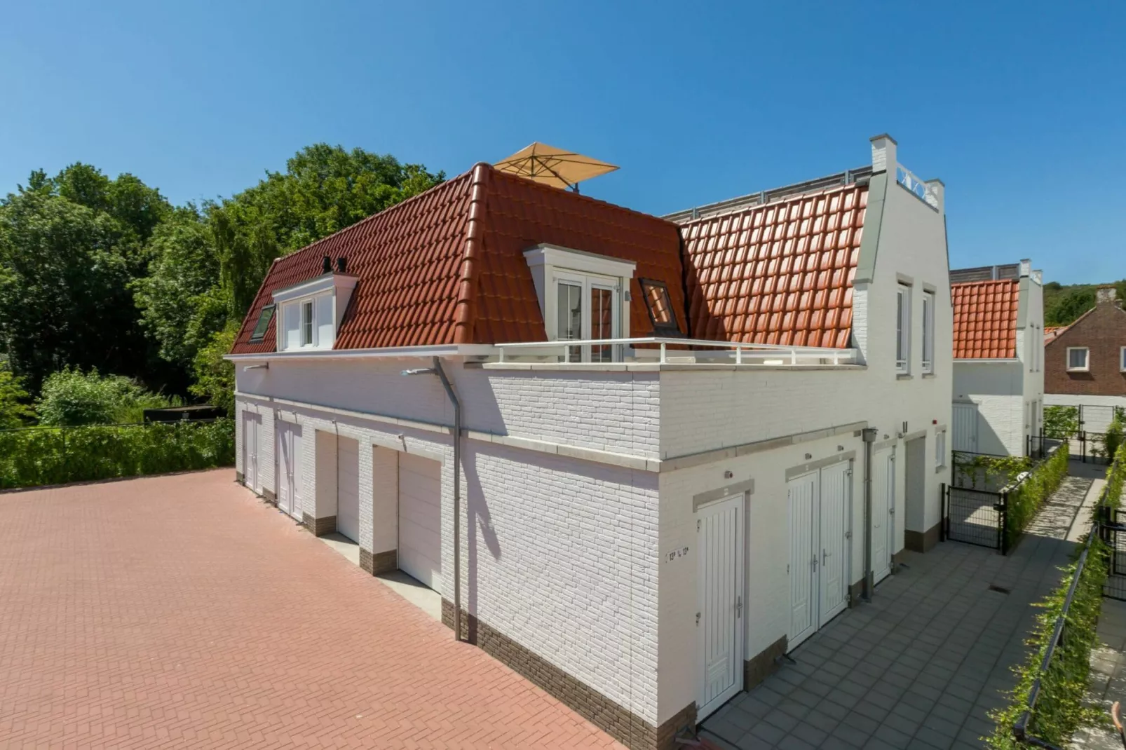 Appartement Duinhof Dishoek - 6 personen de luxe-Buitenkant zomer