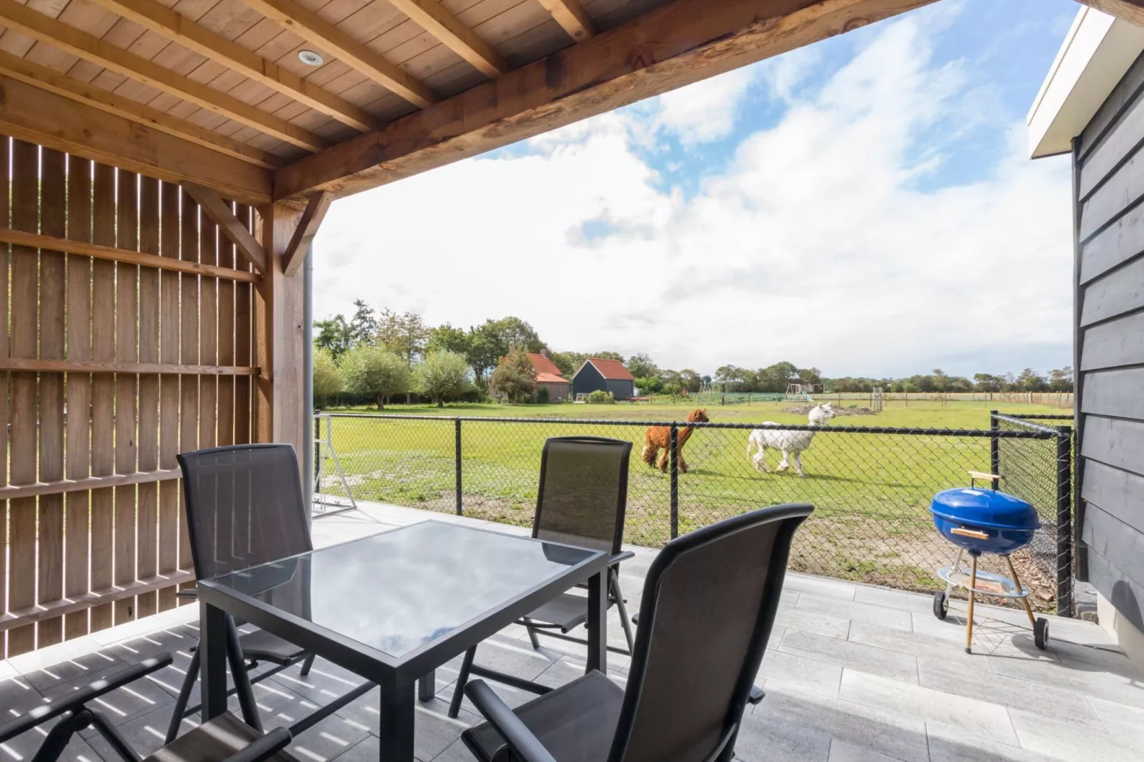 Vakantiehuis Groeneweg 3 'Jikkemien-Terrasbalkon