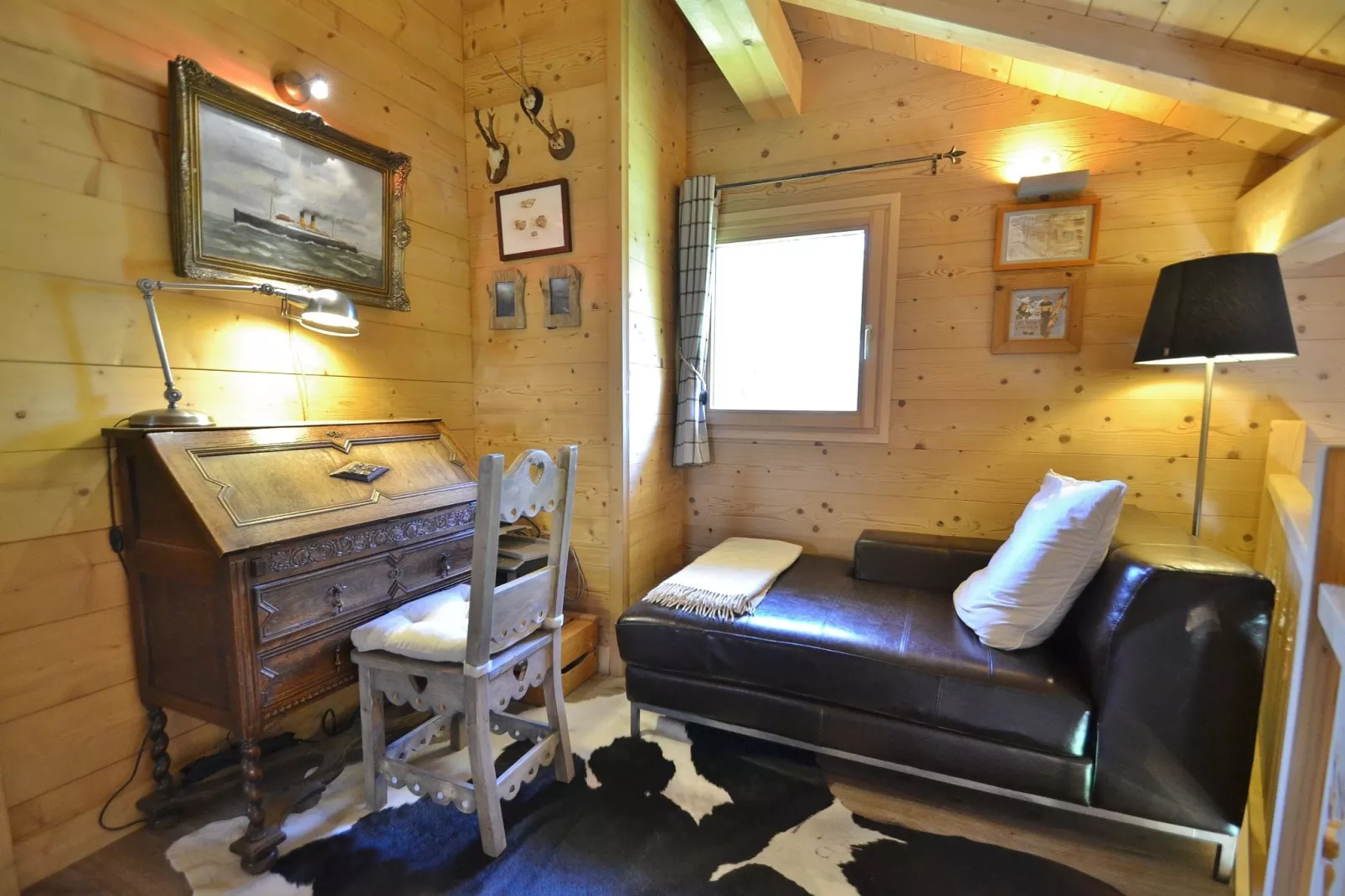 Idyllisch chalet in Le Chinaillon met sauna-Overloop