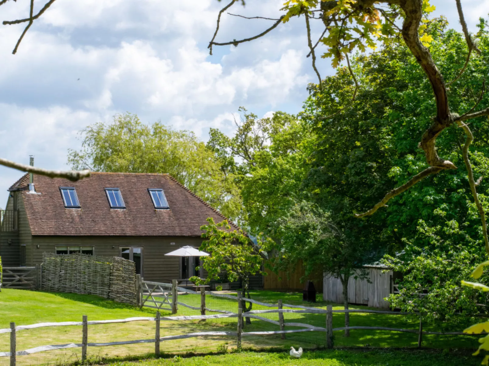 Methersham Oast Barn-Binnen