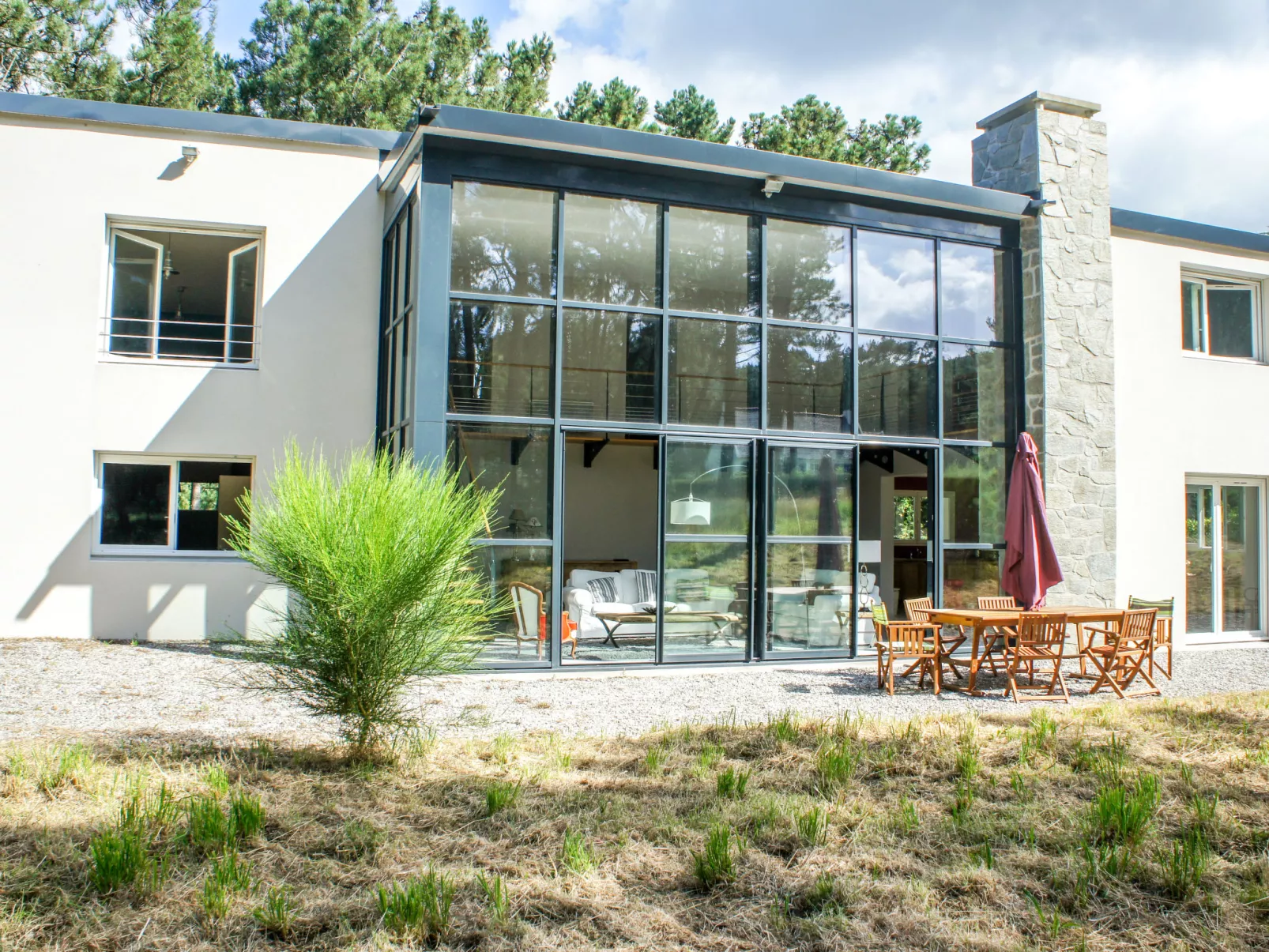 Maison du bois du Kador-Buiten