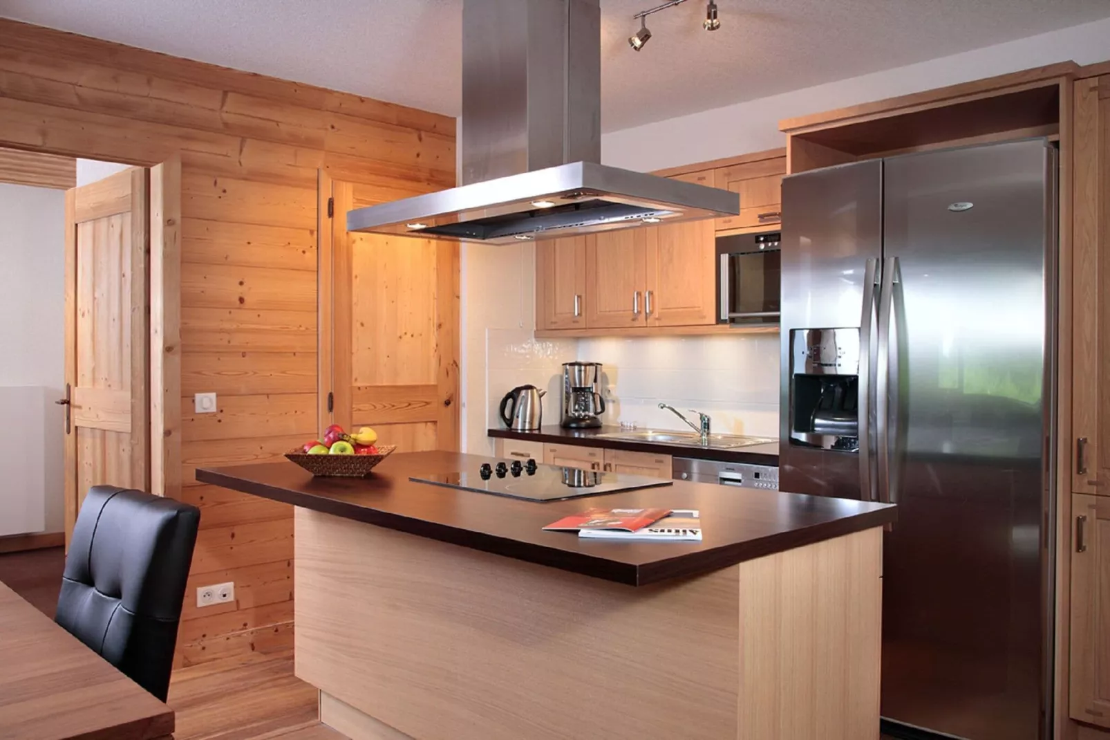 Modern appartement gelegen in authentiek Savoyaards bergdorp-Keuken