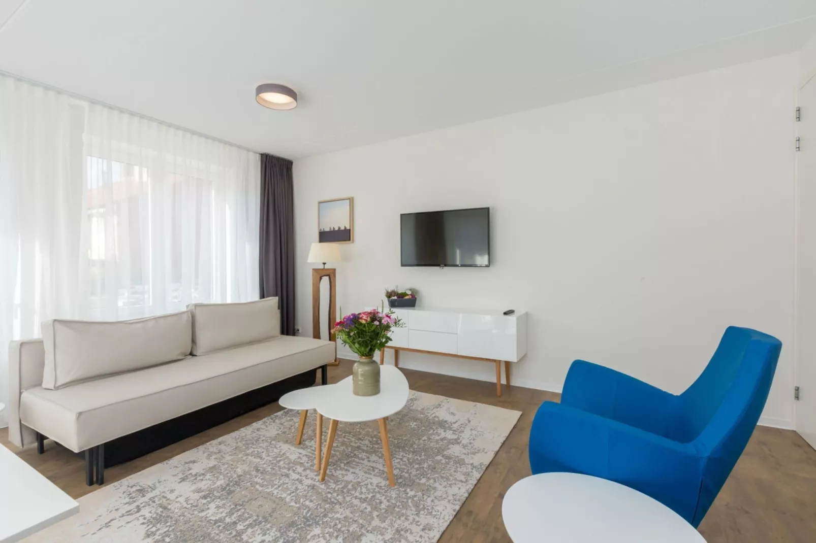 Aparthotel Zoutelande - Luxe 2-persoons comfort appartement-Woonkamer