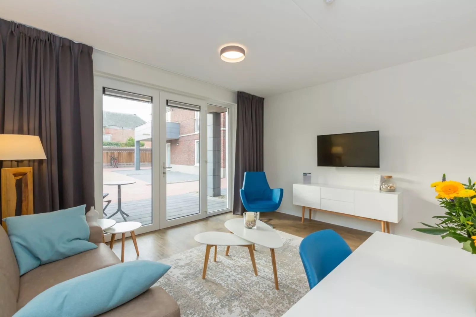 Aparthotel Zoutelande - Luxe 2-persoons comfort appartement-Woonkamer