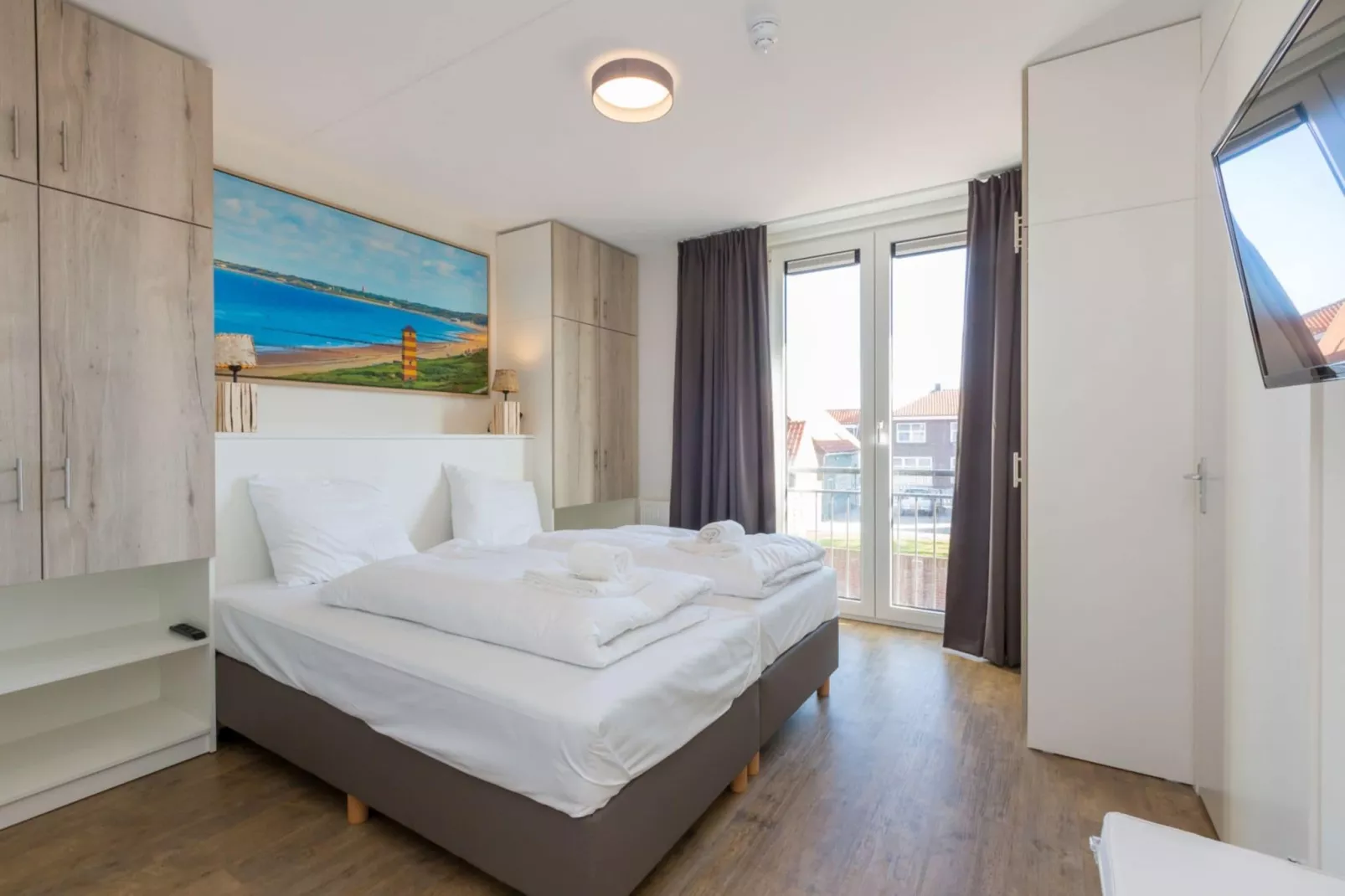 Aparthotel Zoutelande - Luxe 2-persoons comfort appartement-Slaapkamer