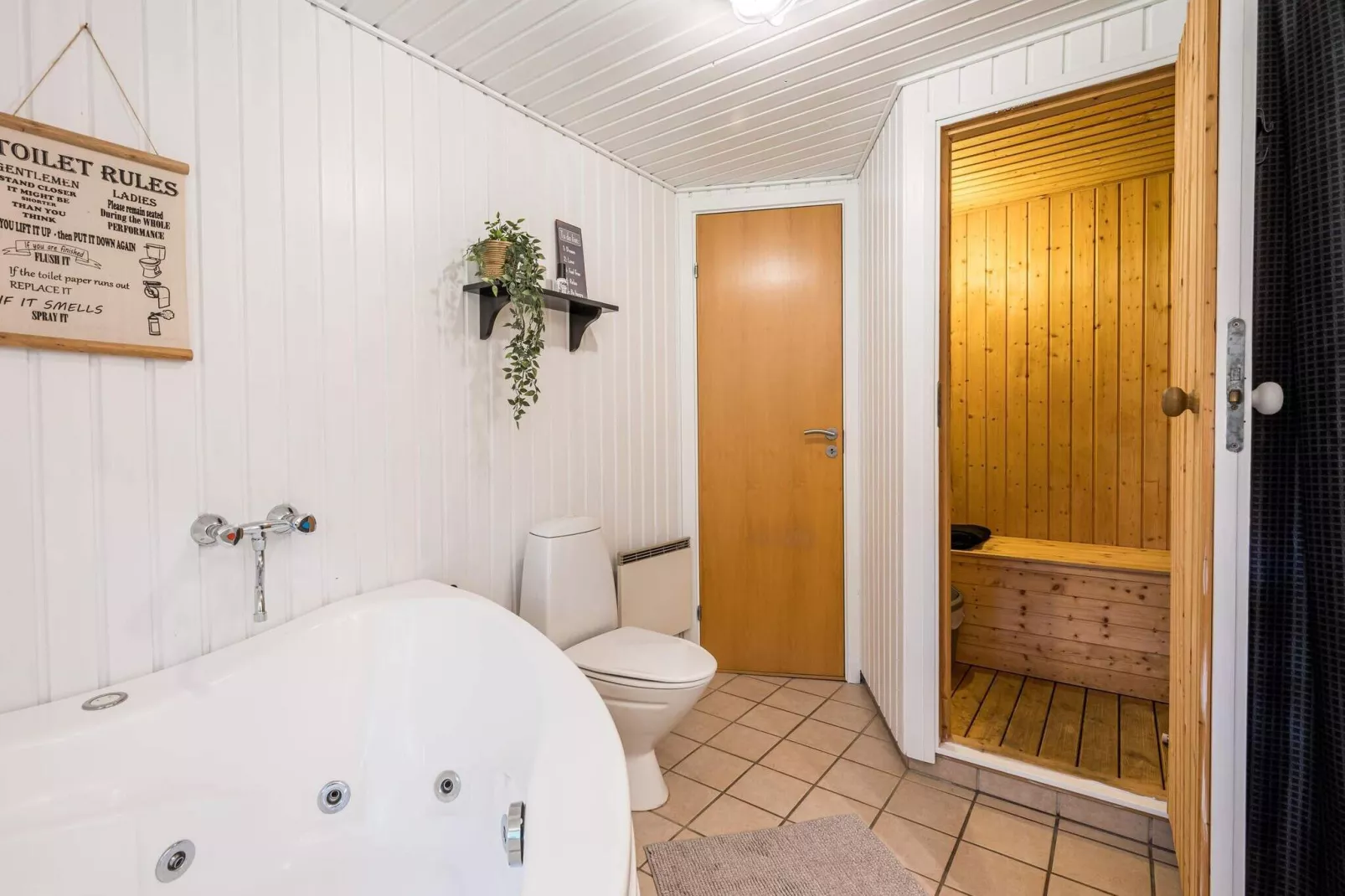 6 persoons vakantie huis in Nørre Nebel-Sauna
