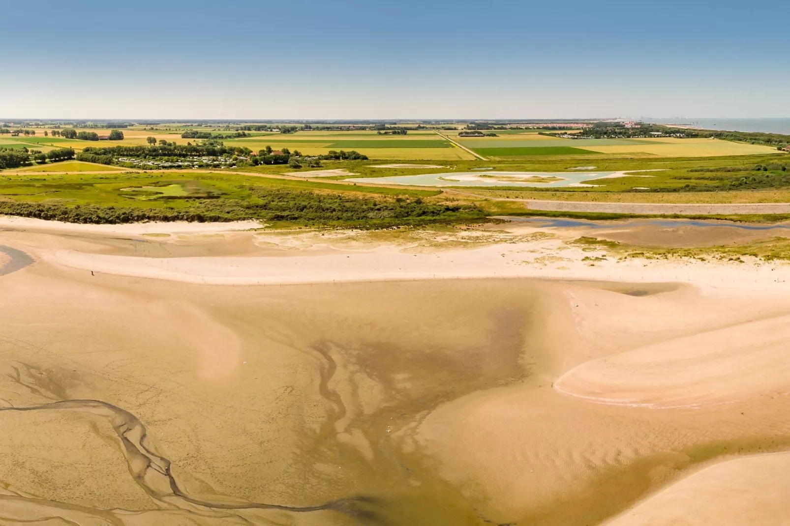 Beach Resort Nieuwvliet-Bad 6-Gebieden zomer 5km