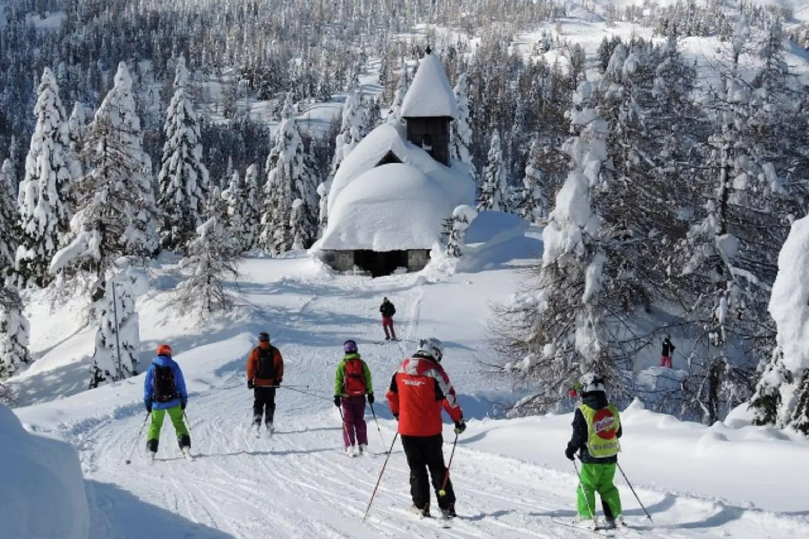 Chalet Truppe-Gebied winter 1km