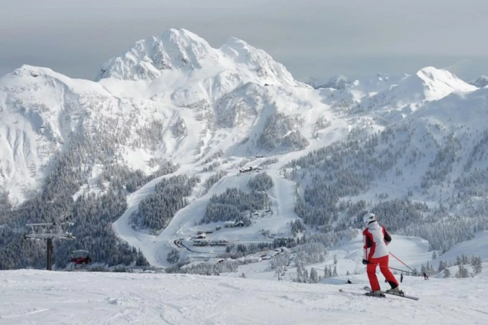 Chalet Truppe-Gebied winter 1km