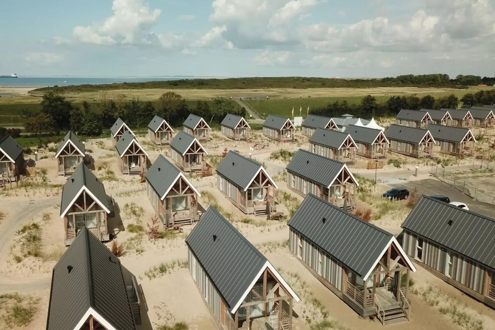 Beach Resort Nieuwvliet-Bad 9-Gebieden zomer 1km