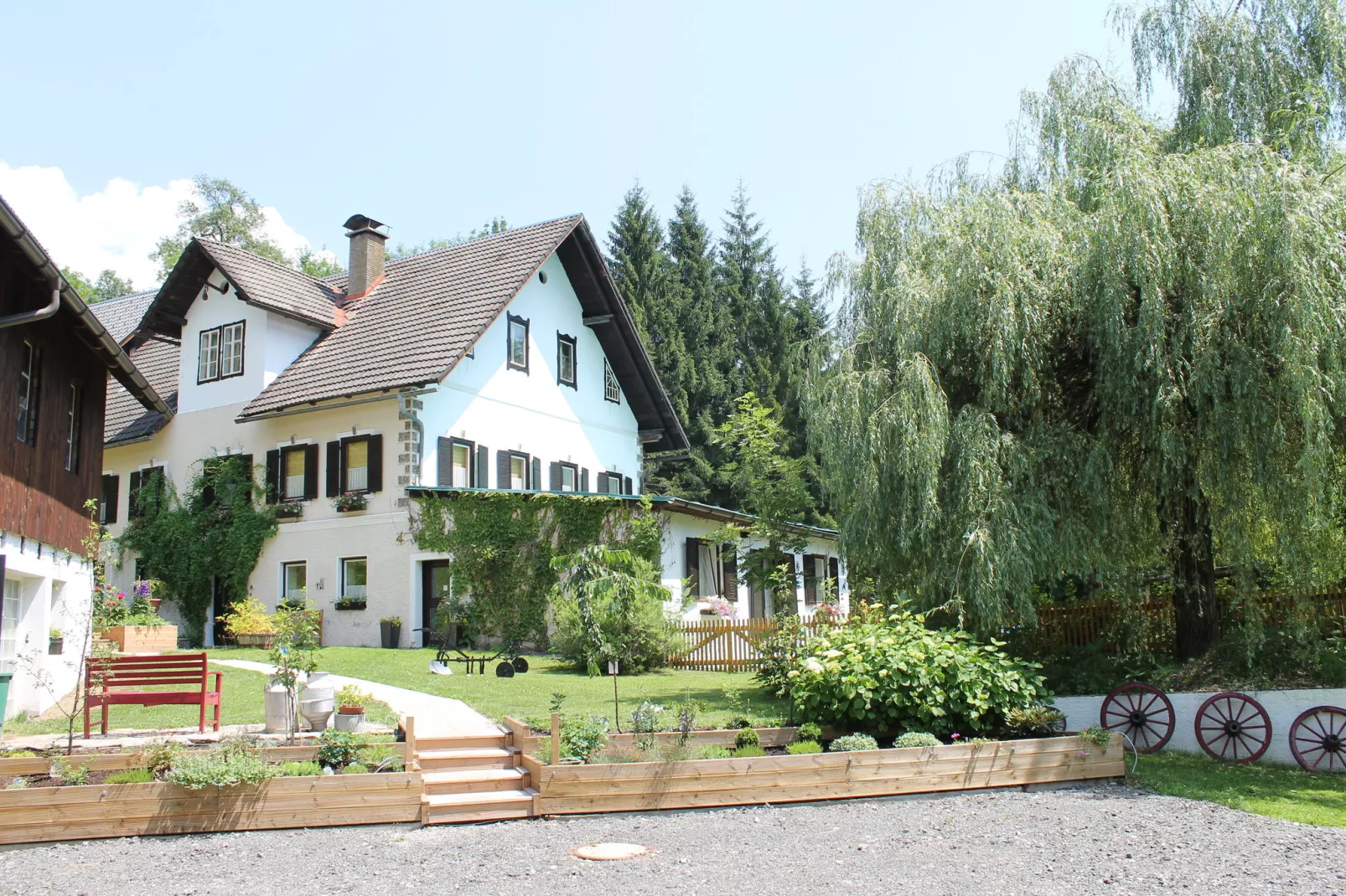 Apartment Das kleine Paradies-Buitenkant zomer